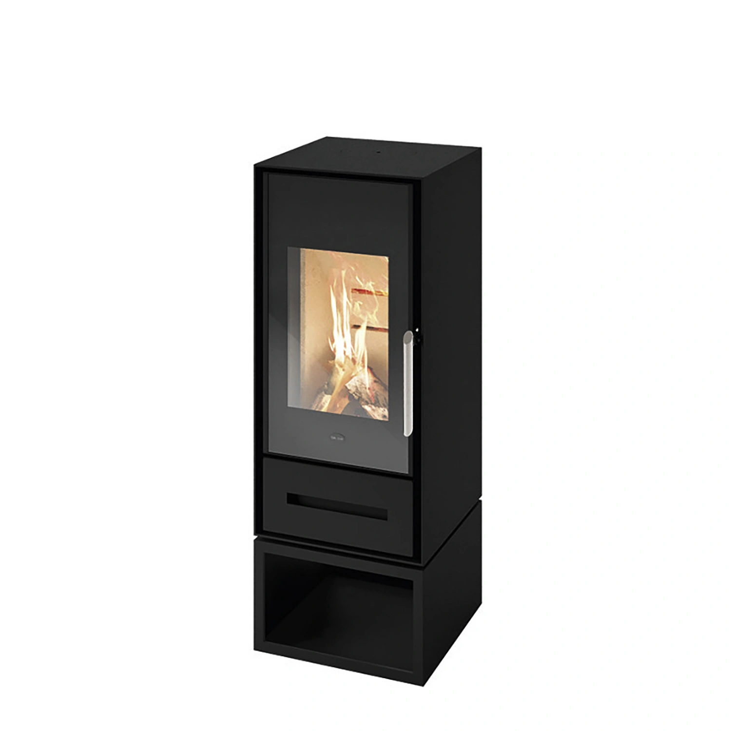 Kaminofen »Arianna«, schwarz, Metall, 8 kW
