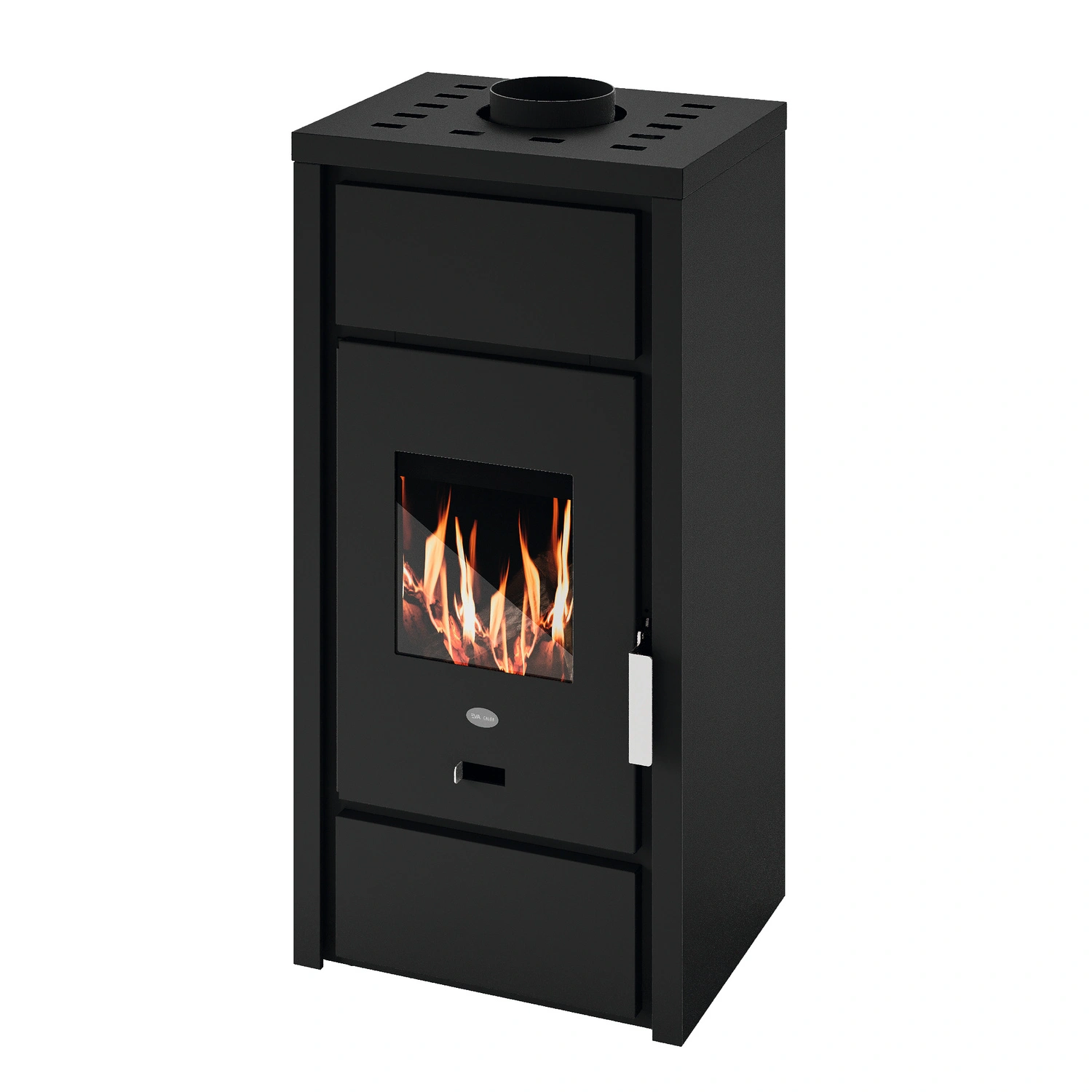 Kaminofen »Ester«, schwarz, Metall, 6 kW, Dauerbrand geeignet