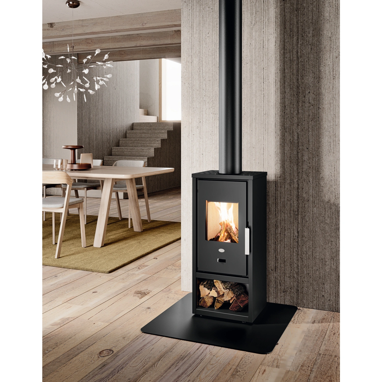 Kaminofen »Gilda«, Metall, 4,2 kW, Dauerbrand geeignet