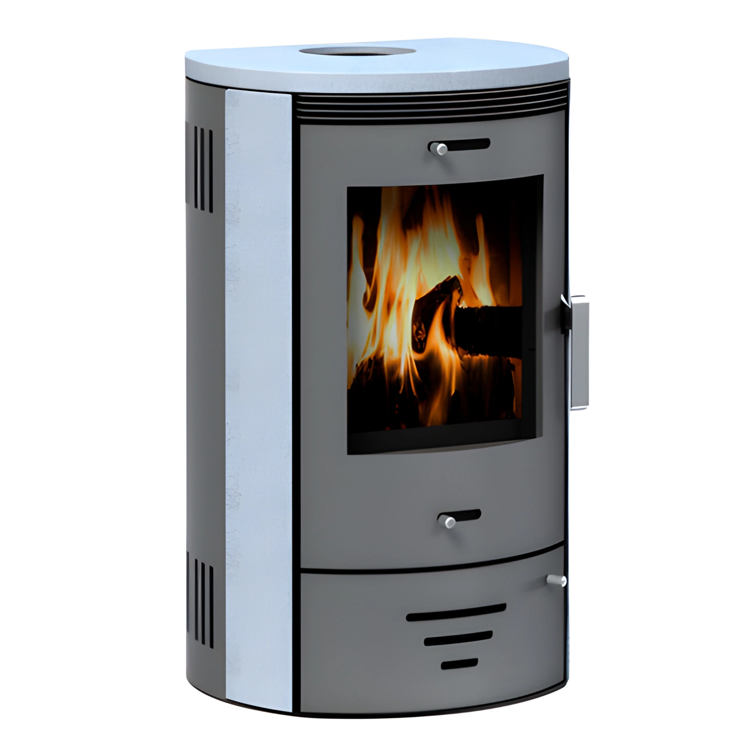 Kaminofen »Nador 3.0«, grau, Naturstein, 7,5 kW