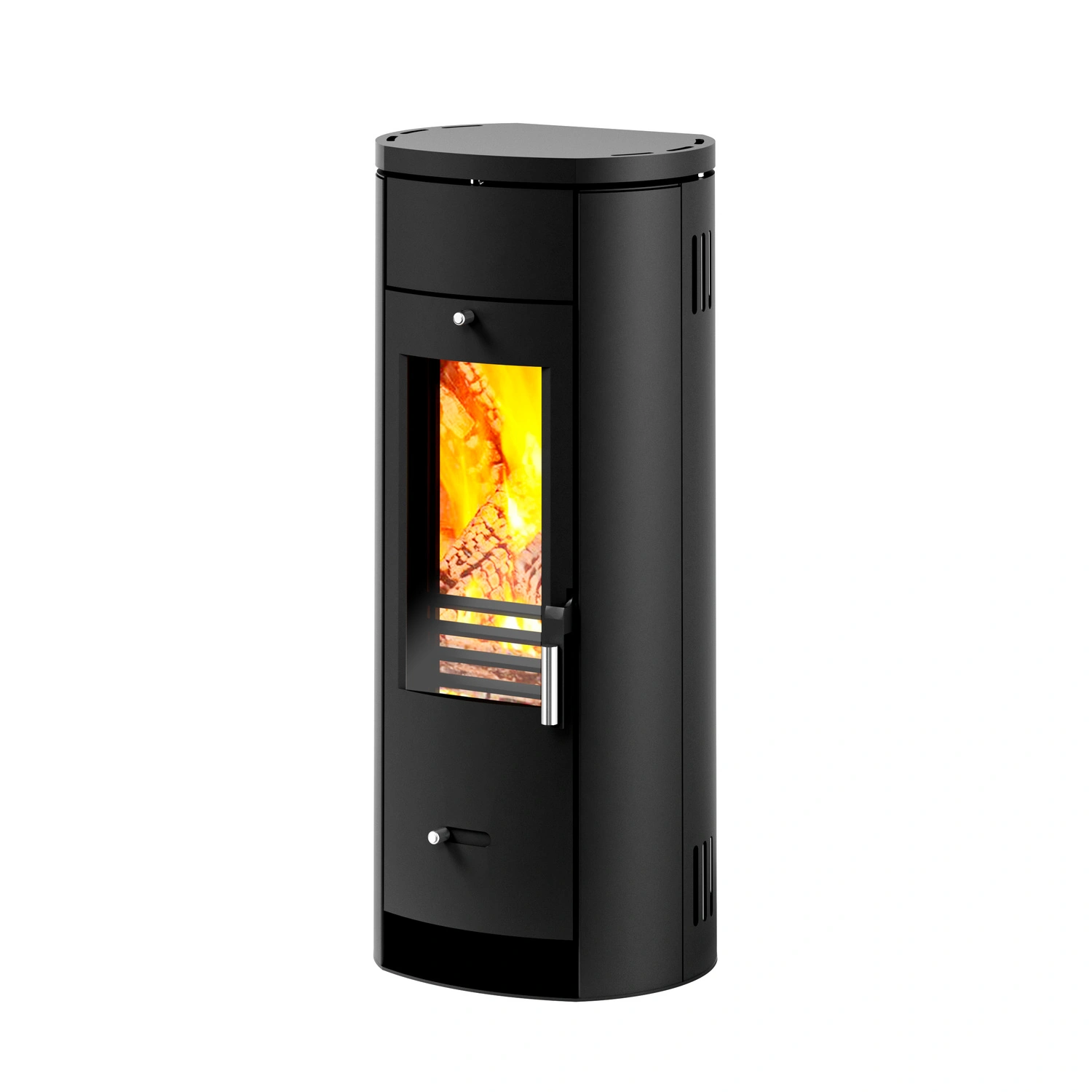 Kaminofen »Slimline«, schwarz, Stahl, 5 kW