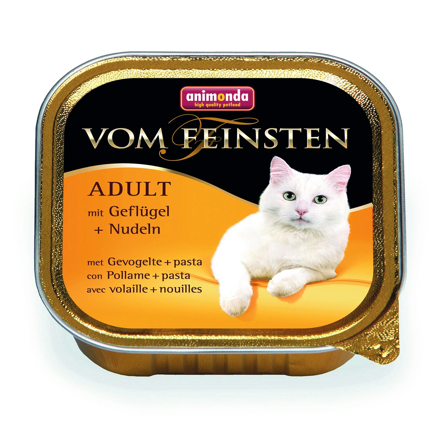 Katzen-Nassfutter »Adult«, Geflügel/Nudeln, 100 g