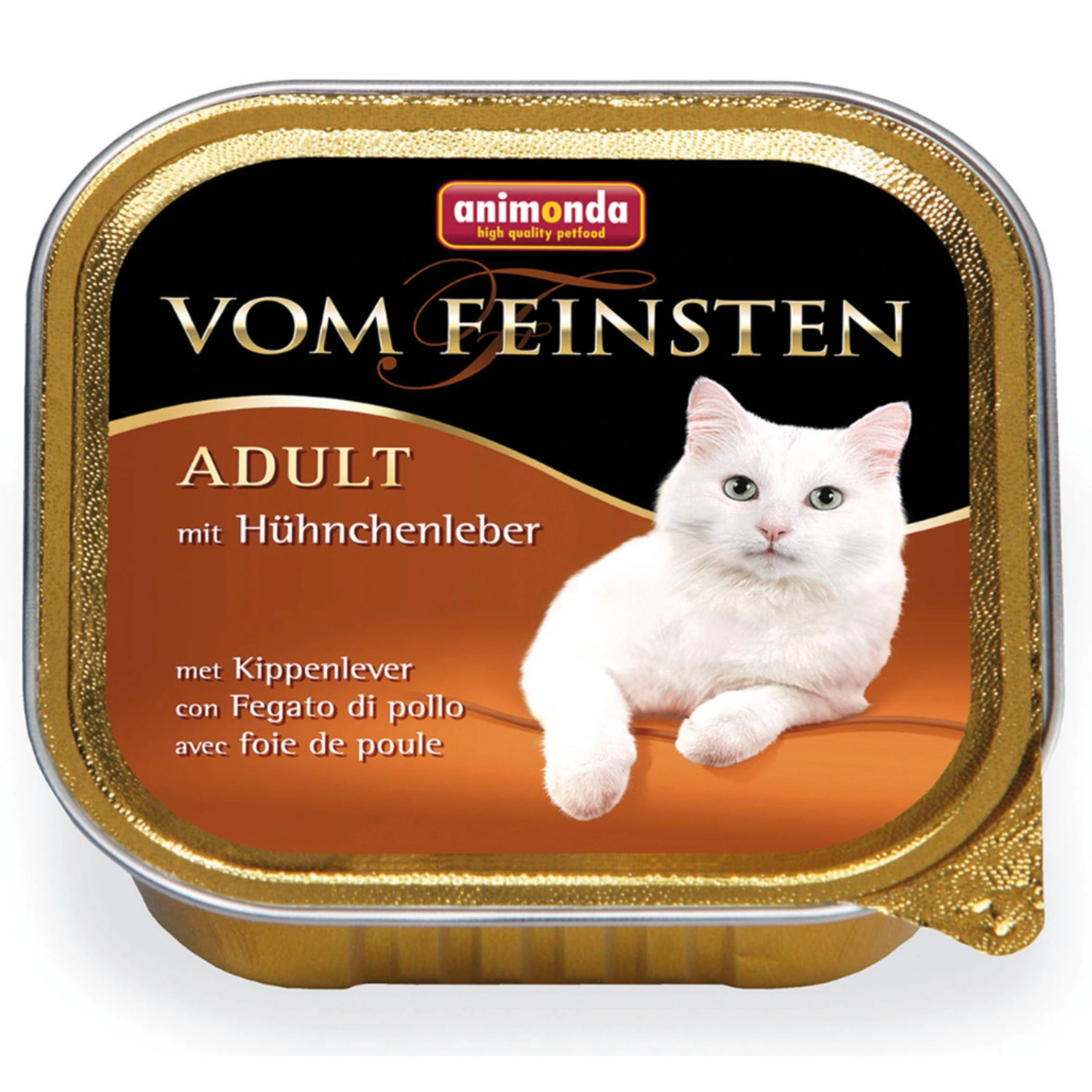 Katzen-Nassfutter »Adult«, Hühnchen, 32 Schalen, je 100 g