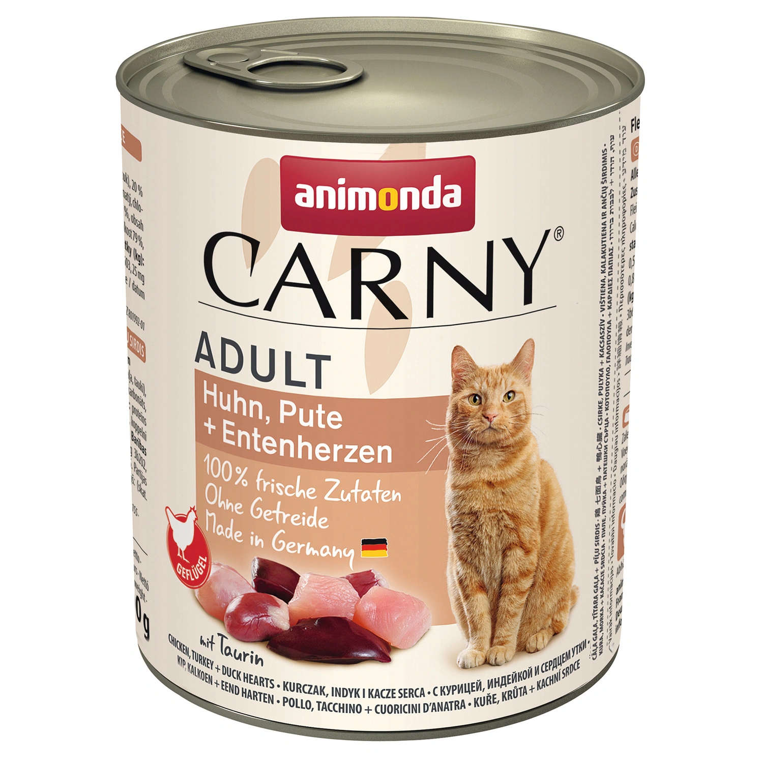 Katzen-Nassfutter »Adult«, Pute/Huhn/Ente, 800 g
