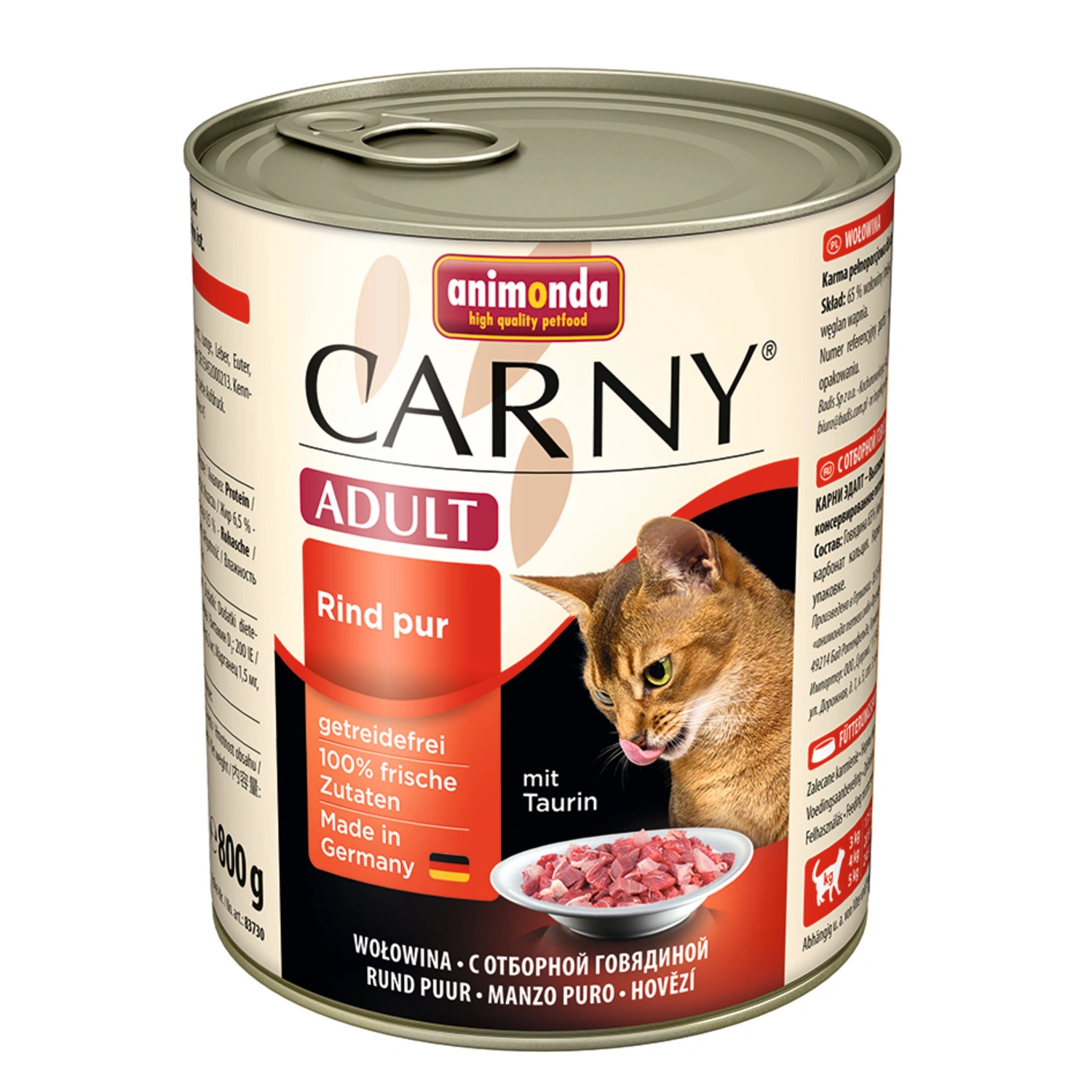 Katzen-Nassfutter »Adult«, Rind, 800 g