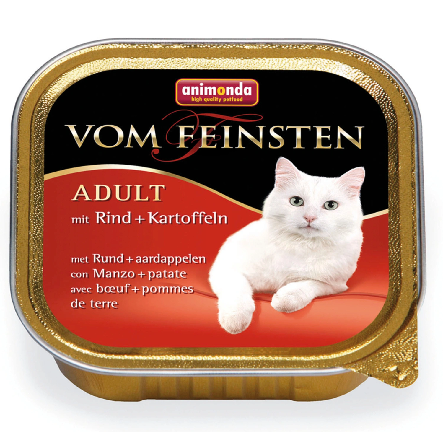 Katzen-Nassfutter »Adult«, Rind/Kartoffel, 100 g
