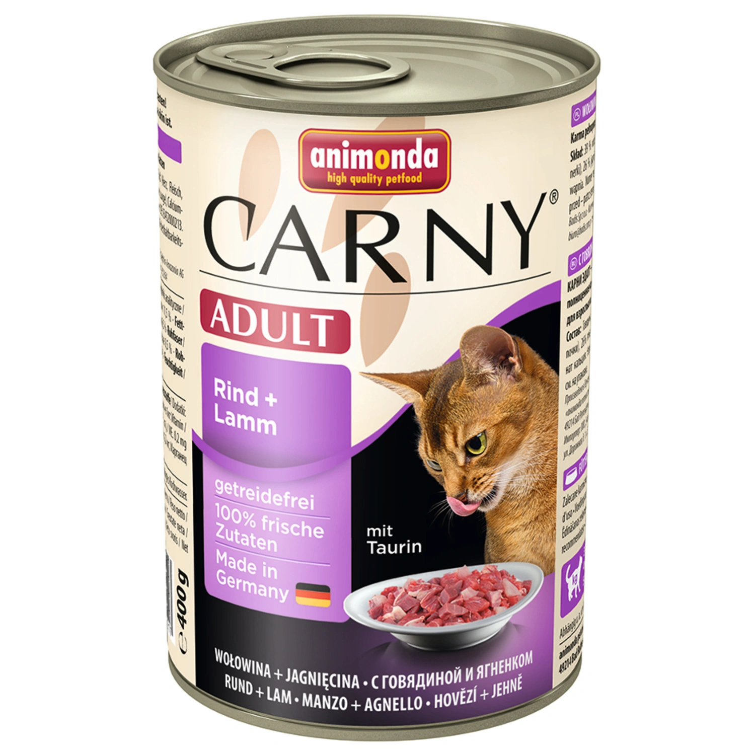 Katzen-Nassfutter »Carny«, Rind/Lamm, 400 g