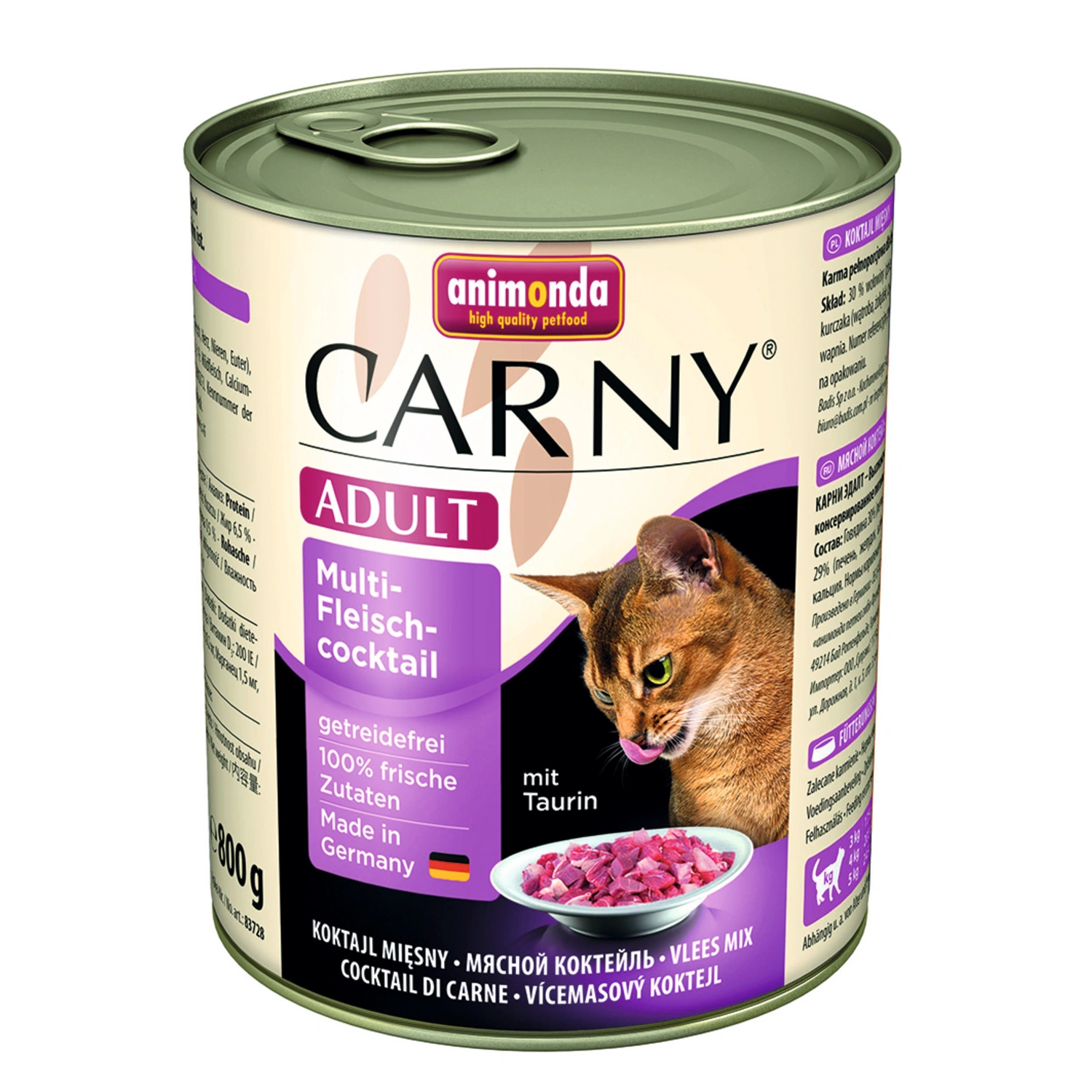 Katzen Nassfutter »Carny «, 6 Beutel à 800 g