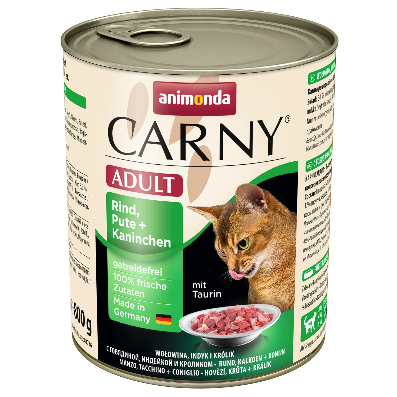 Katzen Nassfutter »Carny «, 6 Dosen à 800 g