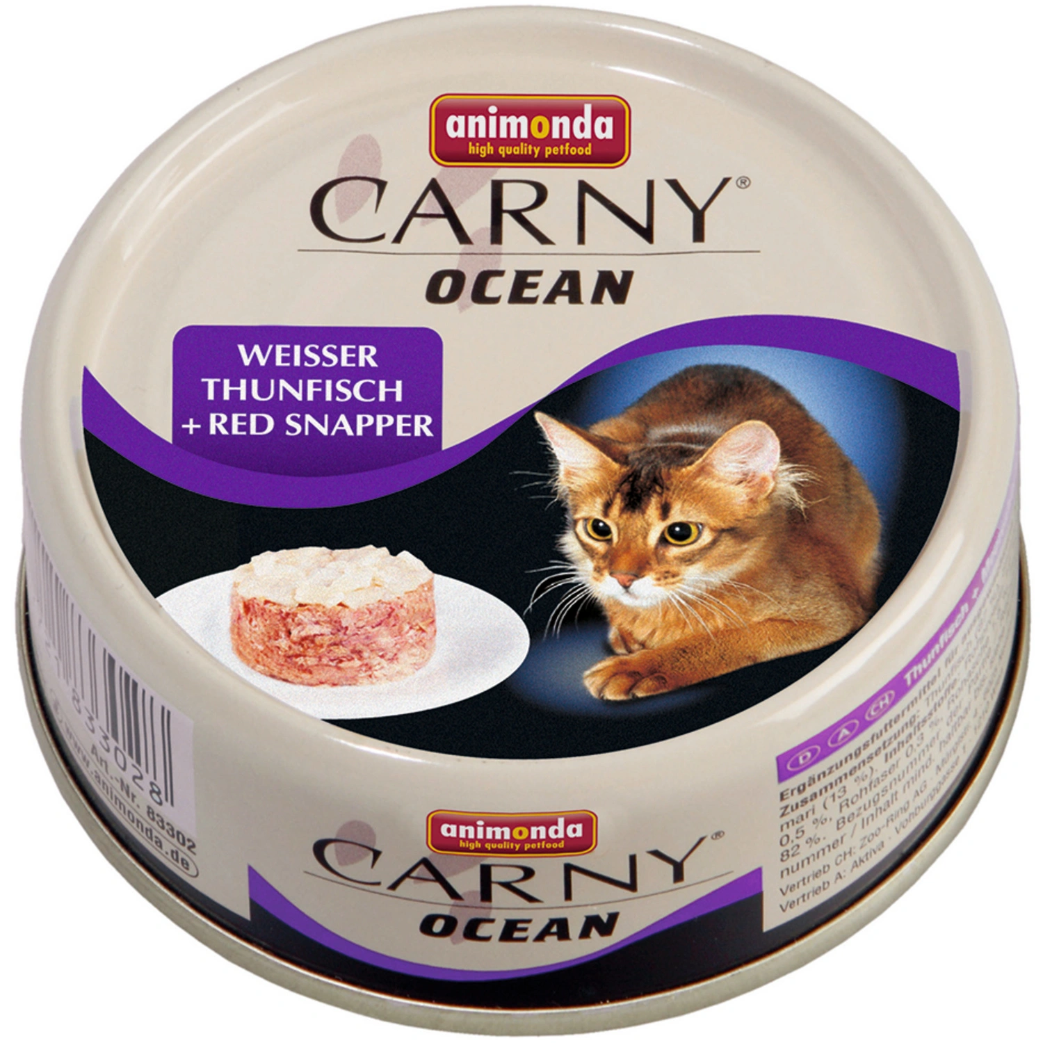 Katzen Nassfutter »Carny Ocean«, 12 Dosen à 80 g