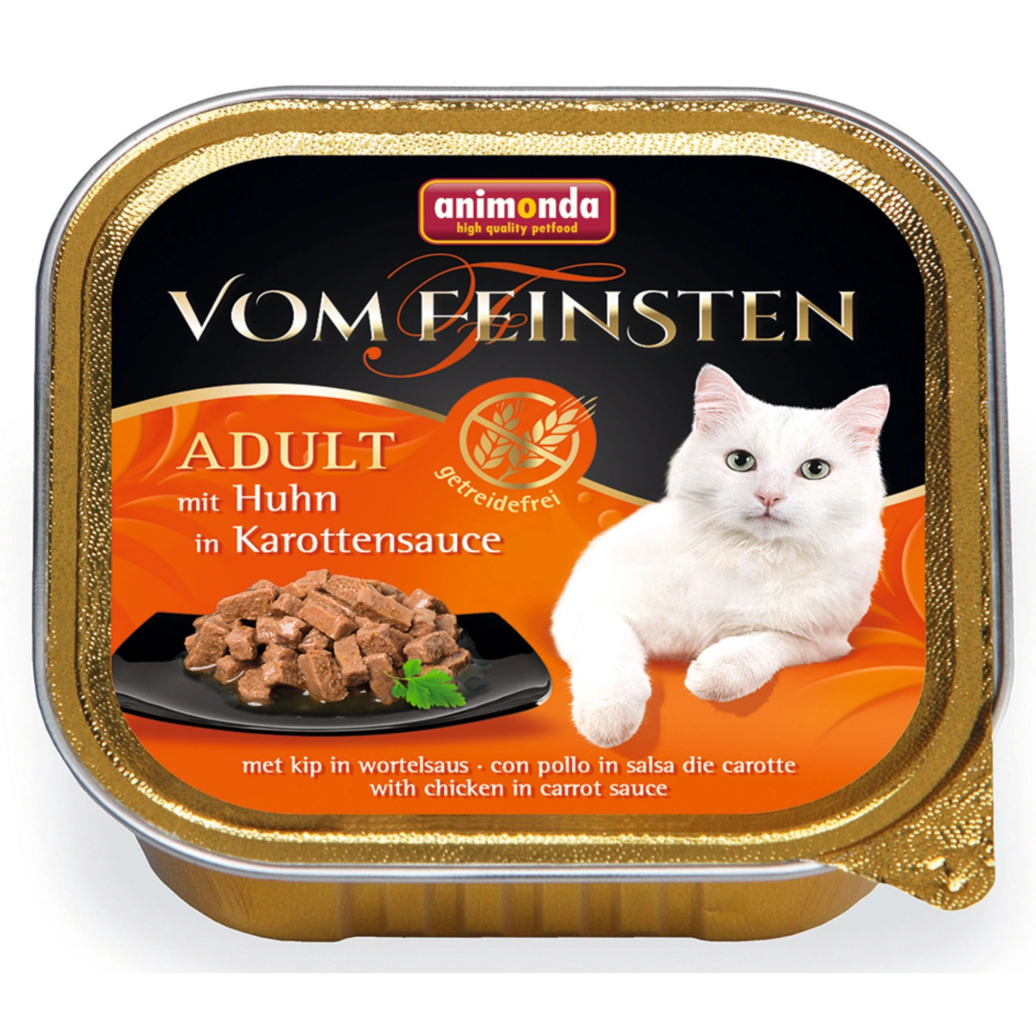 Katzen-Nassfutter, Huhn/Karotte, 100 g