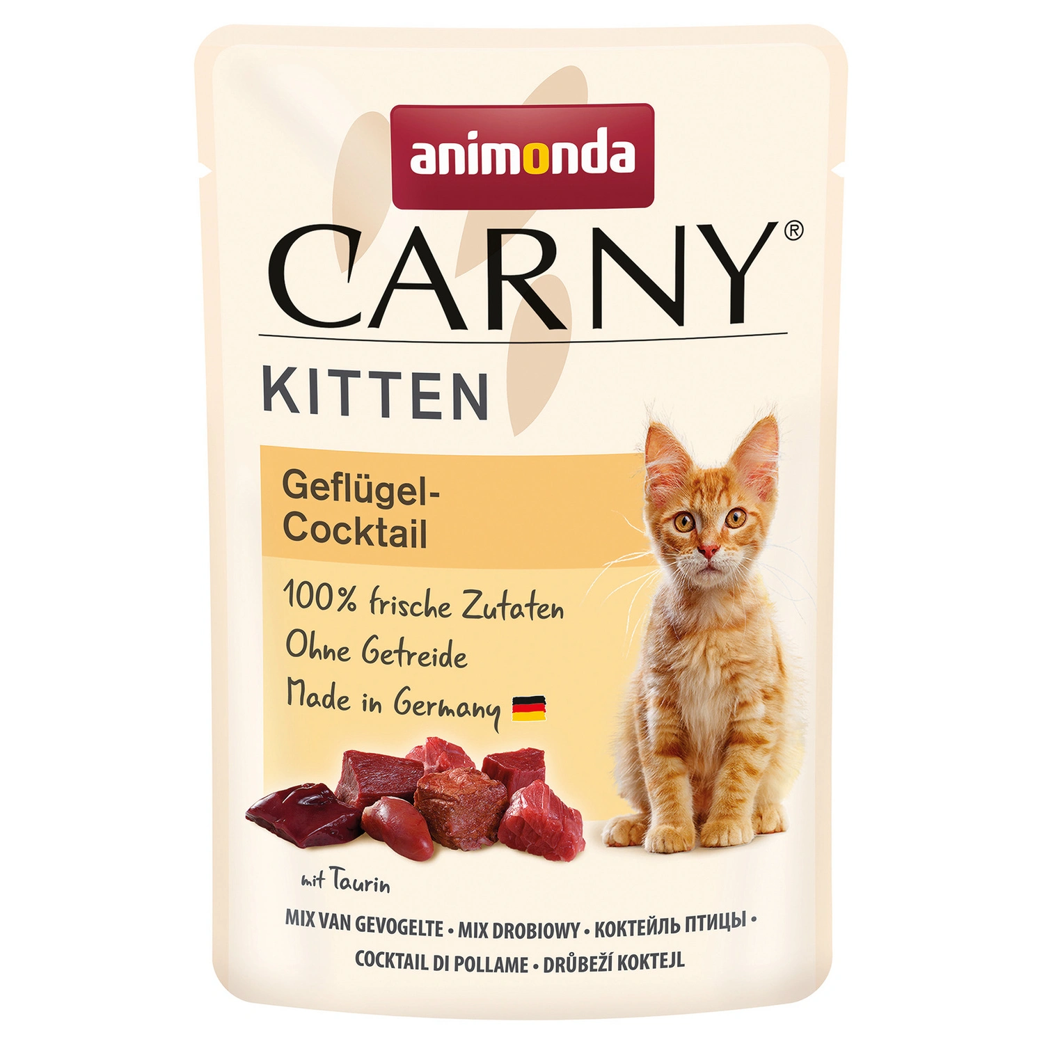 Katzen-Nassfutter »Kitten«, Geflügel, 85 g