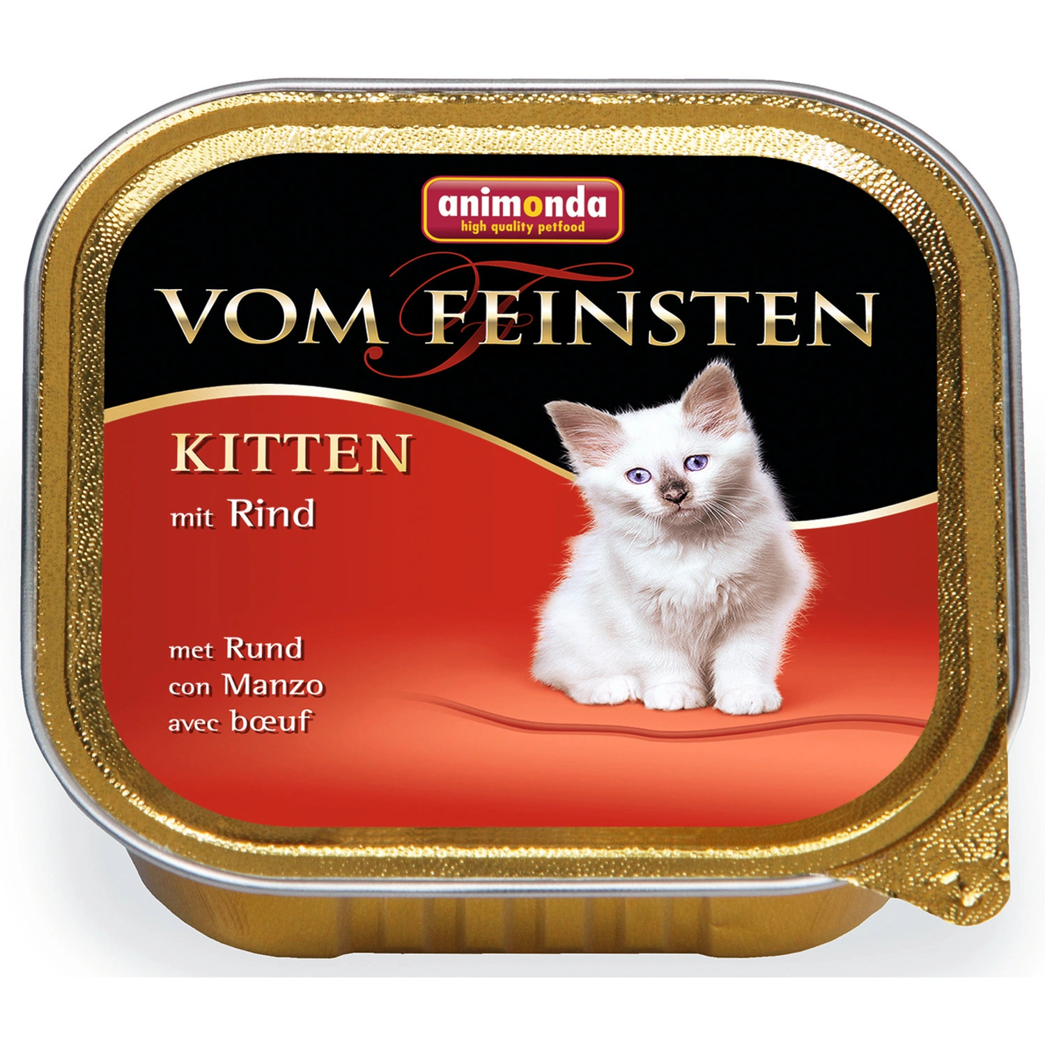 Katzen-Nassfutter »Kitten«, Rind, 100 g