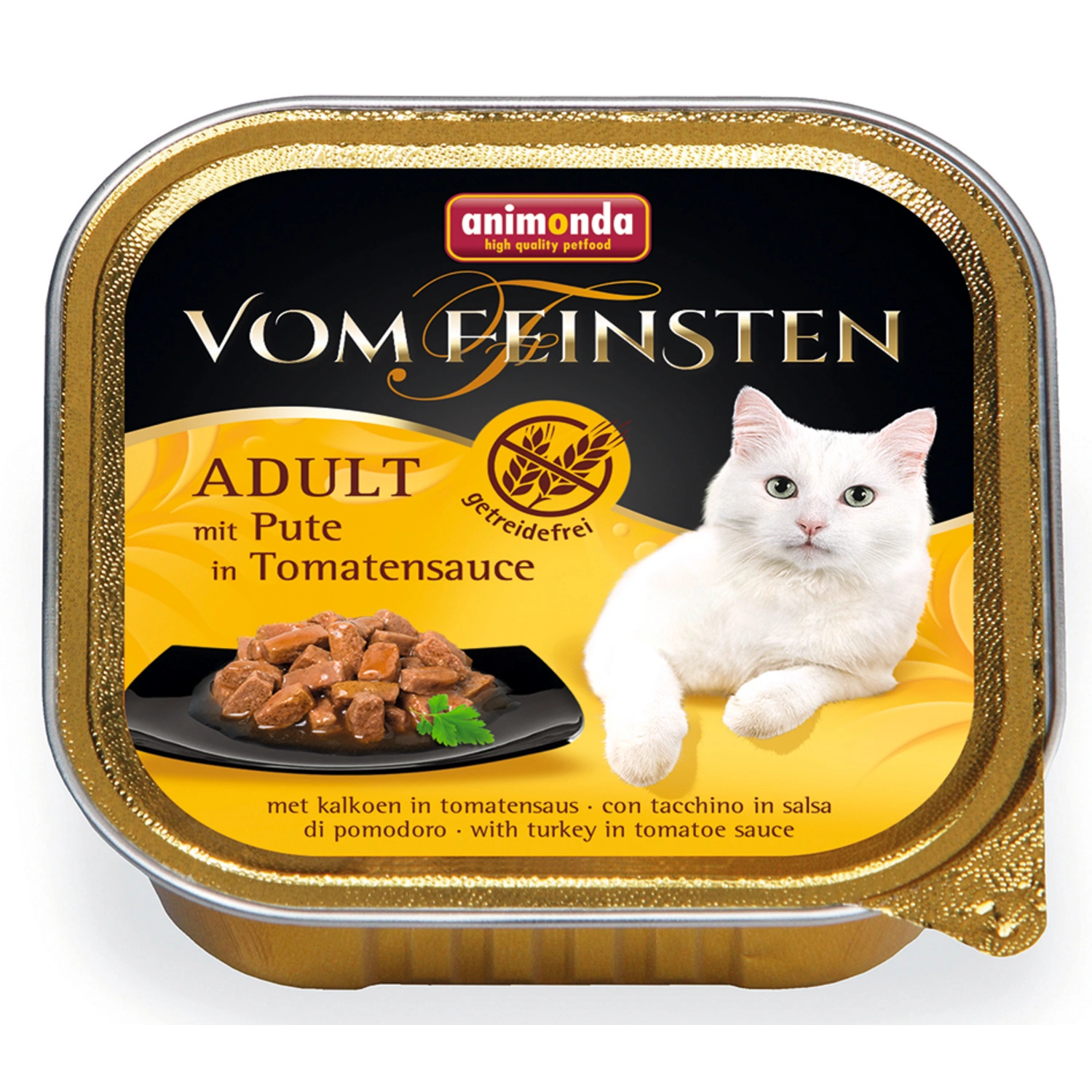 Katzen-Nassfutter, Pute/Tomate, 100 g