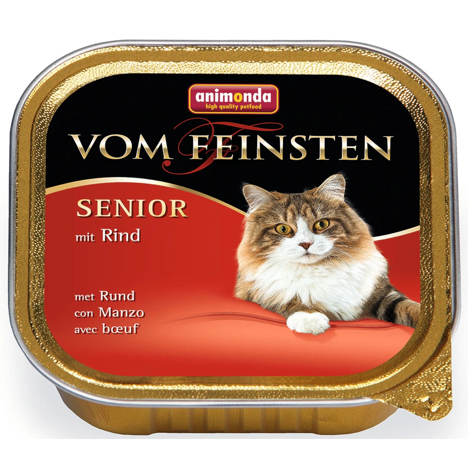 Katzen-Nassfutter »Senior«, Rind, 100 g