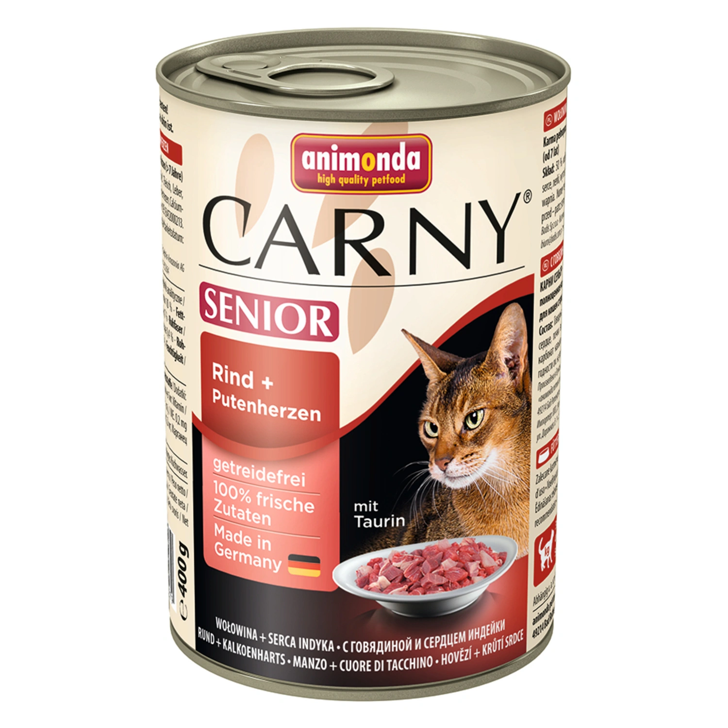 Katzen-Nassfutter »Carny«, Rind/Pute, 400 g