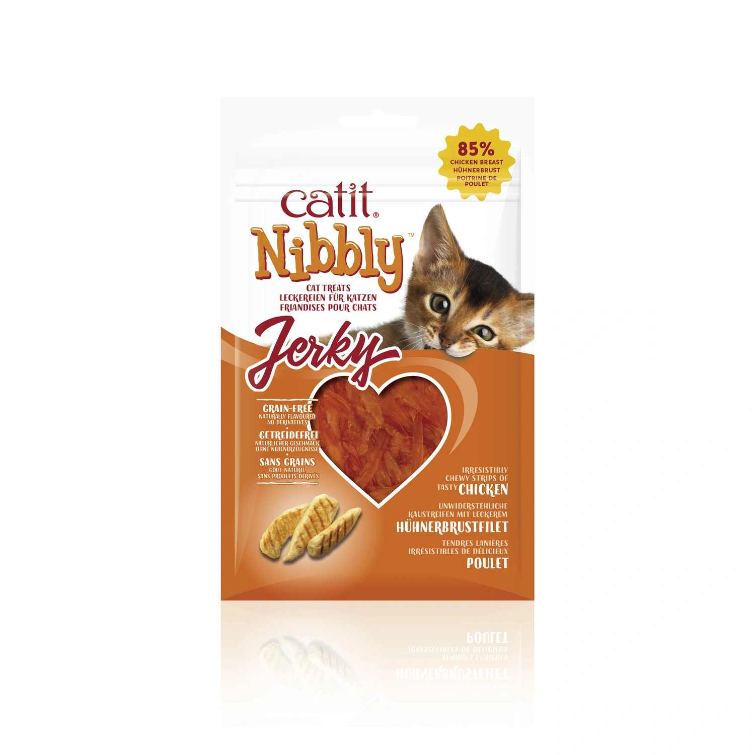 Katzensnack »Nibbly Jerky«, 30 g, Hühnchen