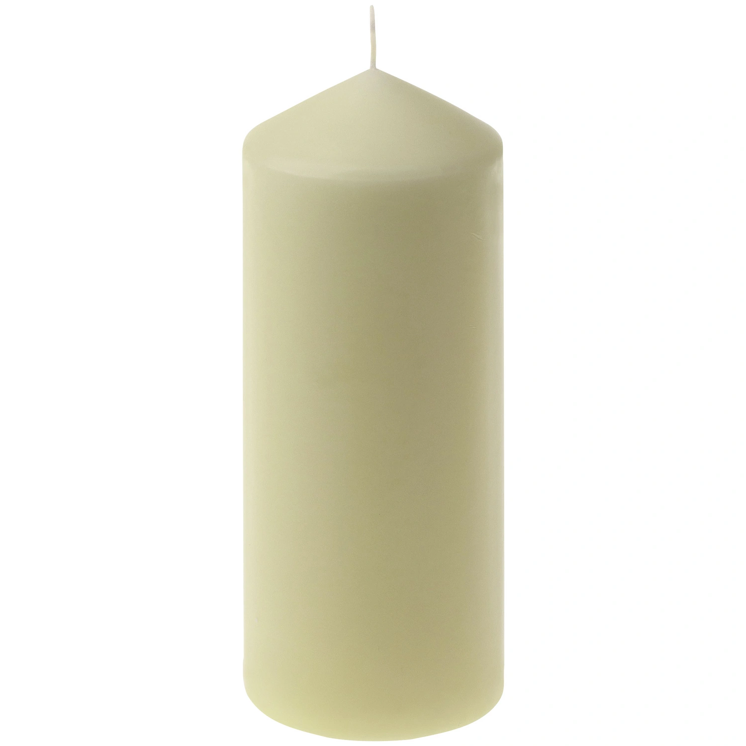 Kerze »glatte Ware«, champagner, einfarbig, 1 Stück