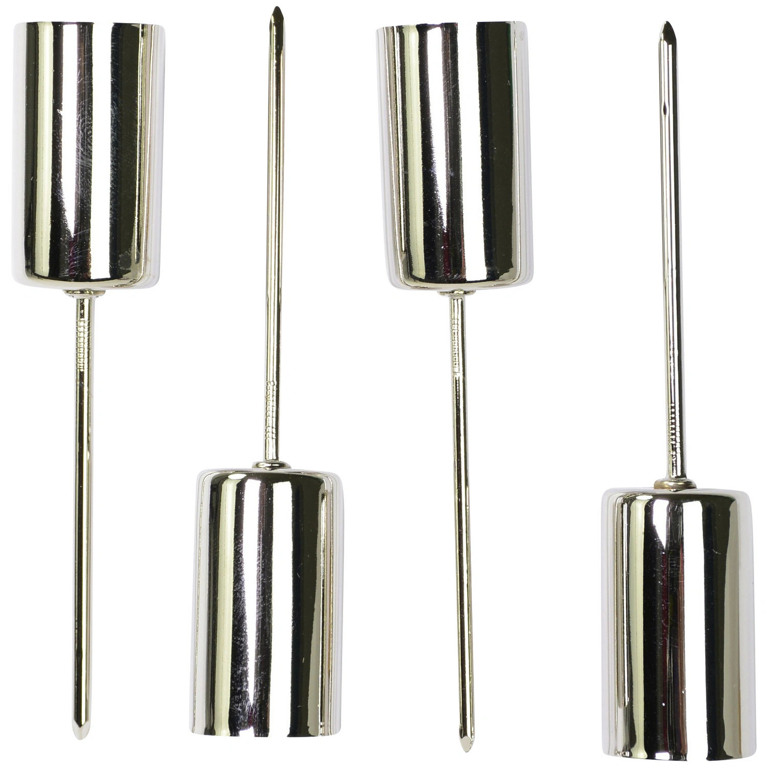 Kerzenhalter, Höhe: 11 cm, Metall, 4 Stück