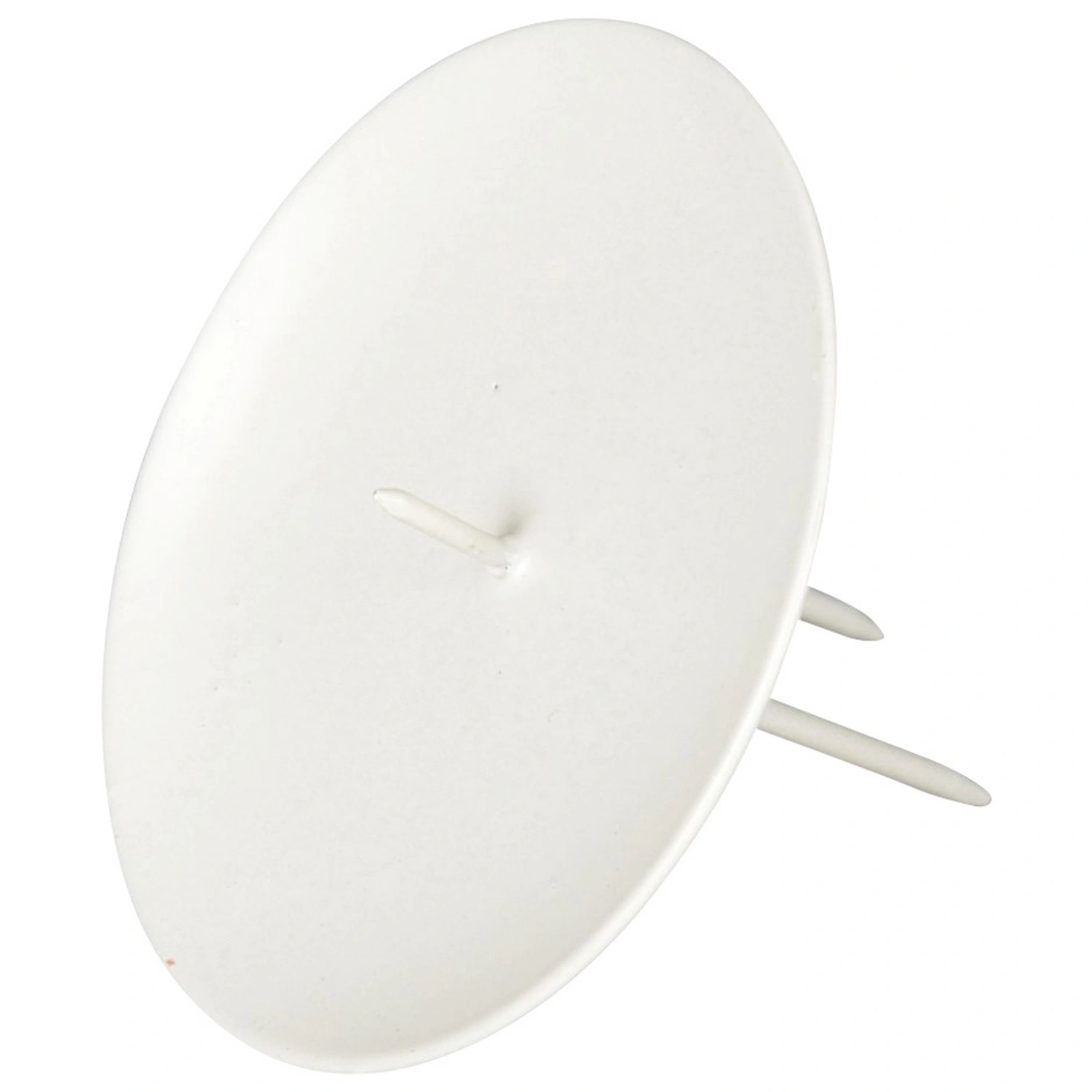Kerzenhalter, Metall, creme, Ø: 8 cm