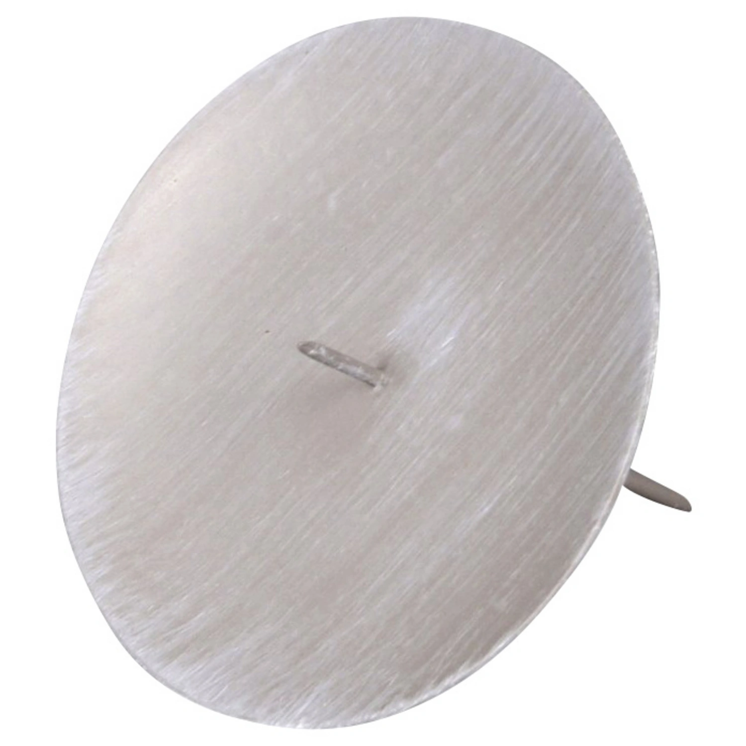 Kerzenhalter, Metall, grau, Ø: 9 cm