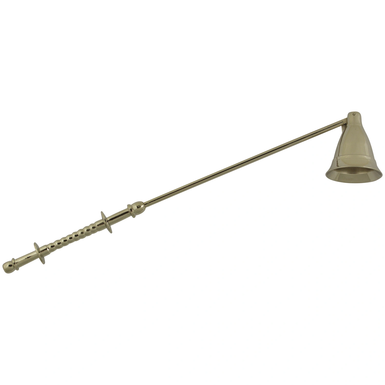 Kerzenlöscher, Länge: 25 cm, Metall, silberfarben