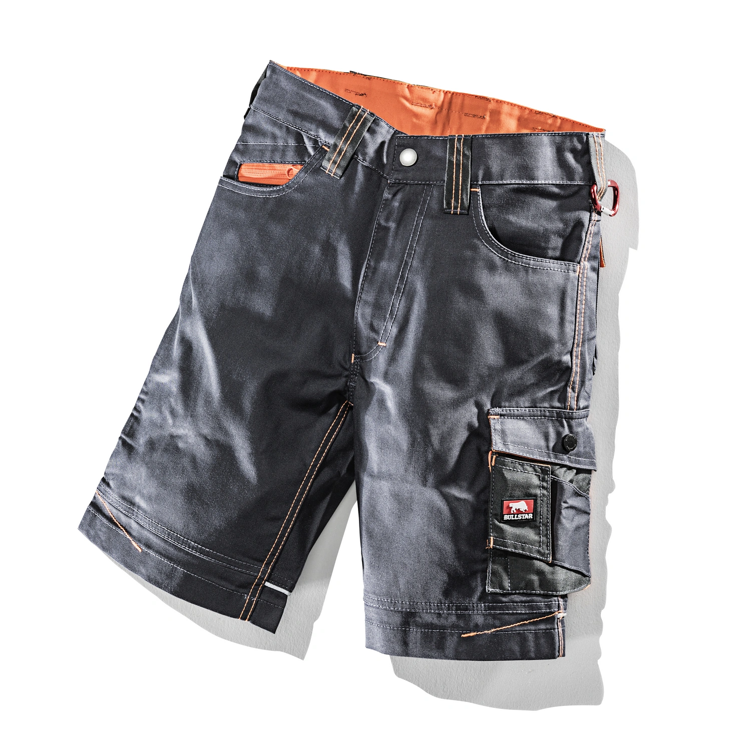 Kinder-Arbeitsshort »ULTRA«, Polyester/Baumwolle, grau