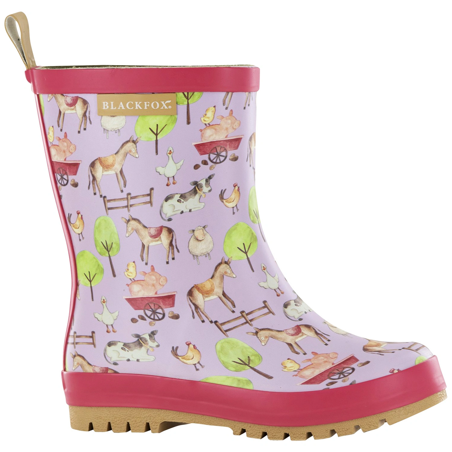 Kinder-Gummistiefel »FARMER«, rosa