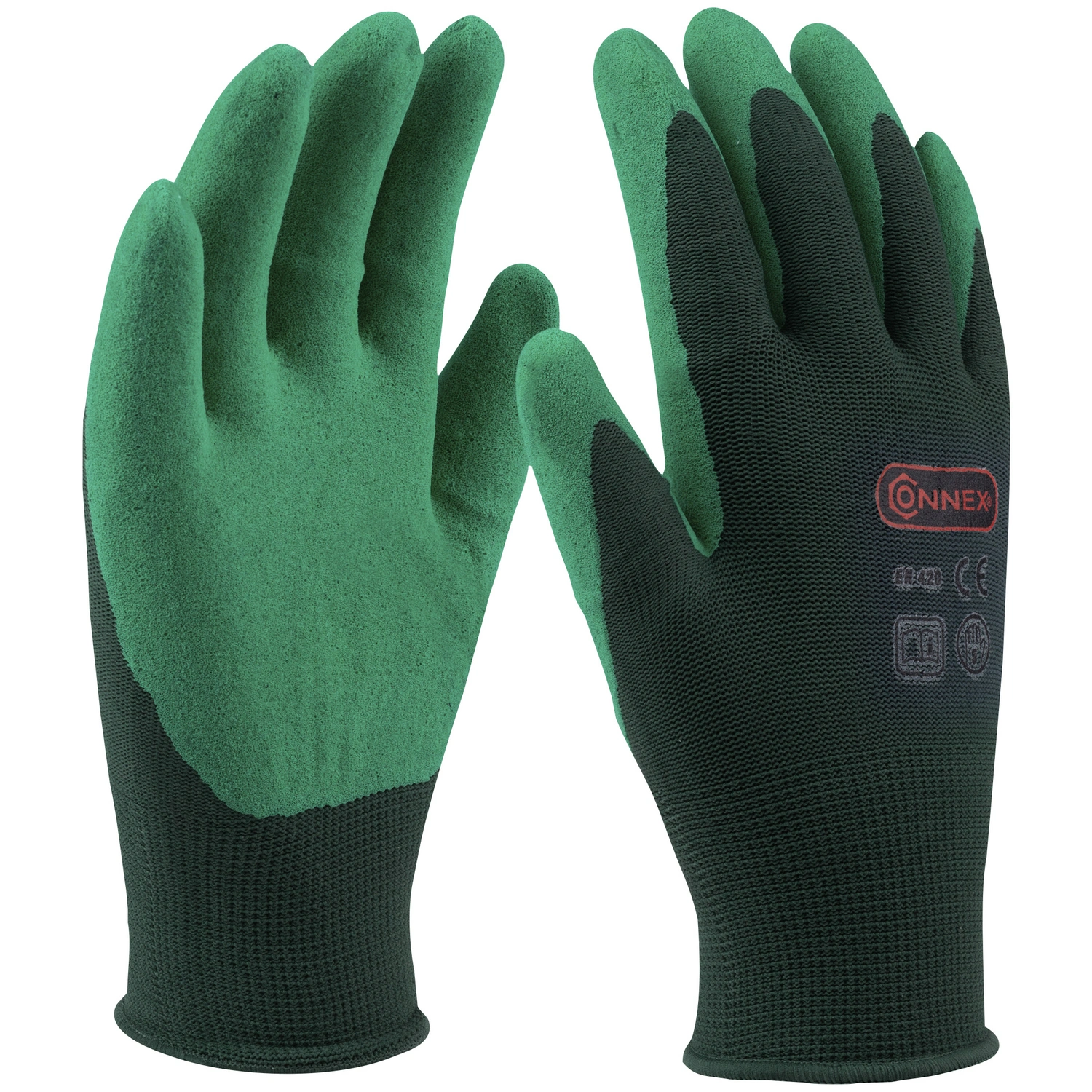 Kinder-Handschuh, grün, Nitrilbeschichtet