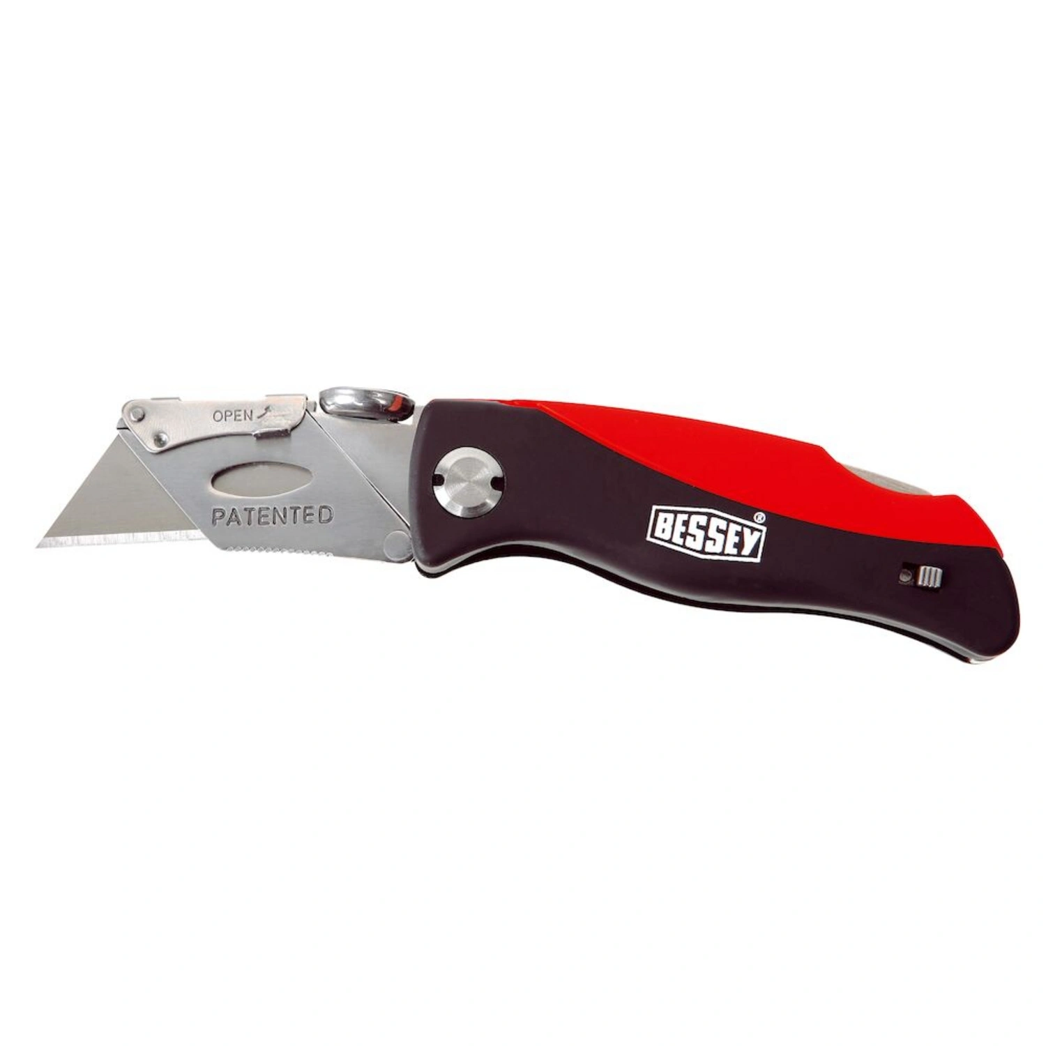 Cuttermesser, Kunststoff, rot/schwarz