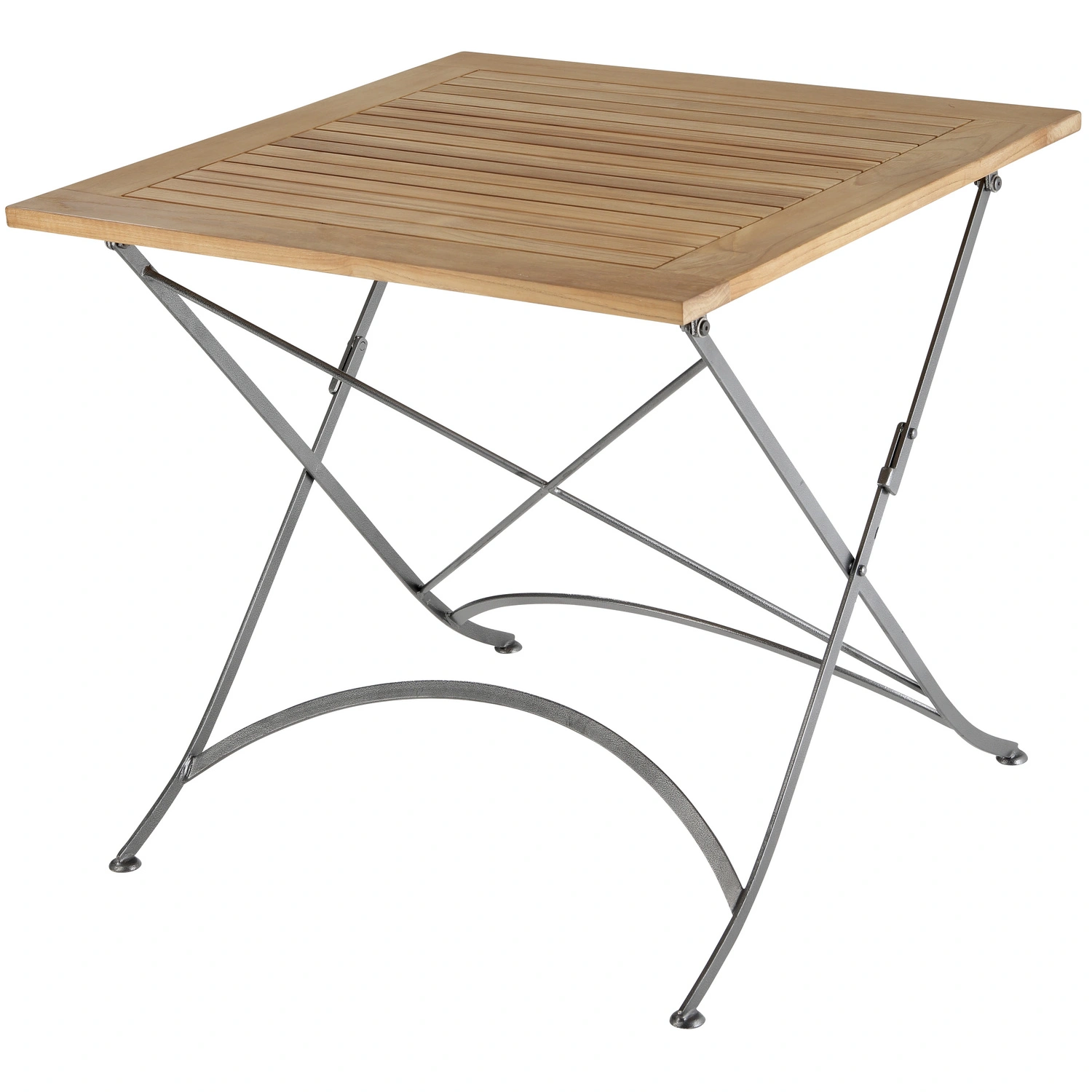 Klapptisch »Bari«, BxHxT: 80 x 74 x 80 cm, Tischplatte: Teakholz