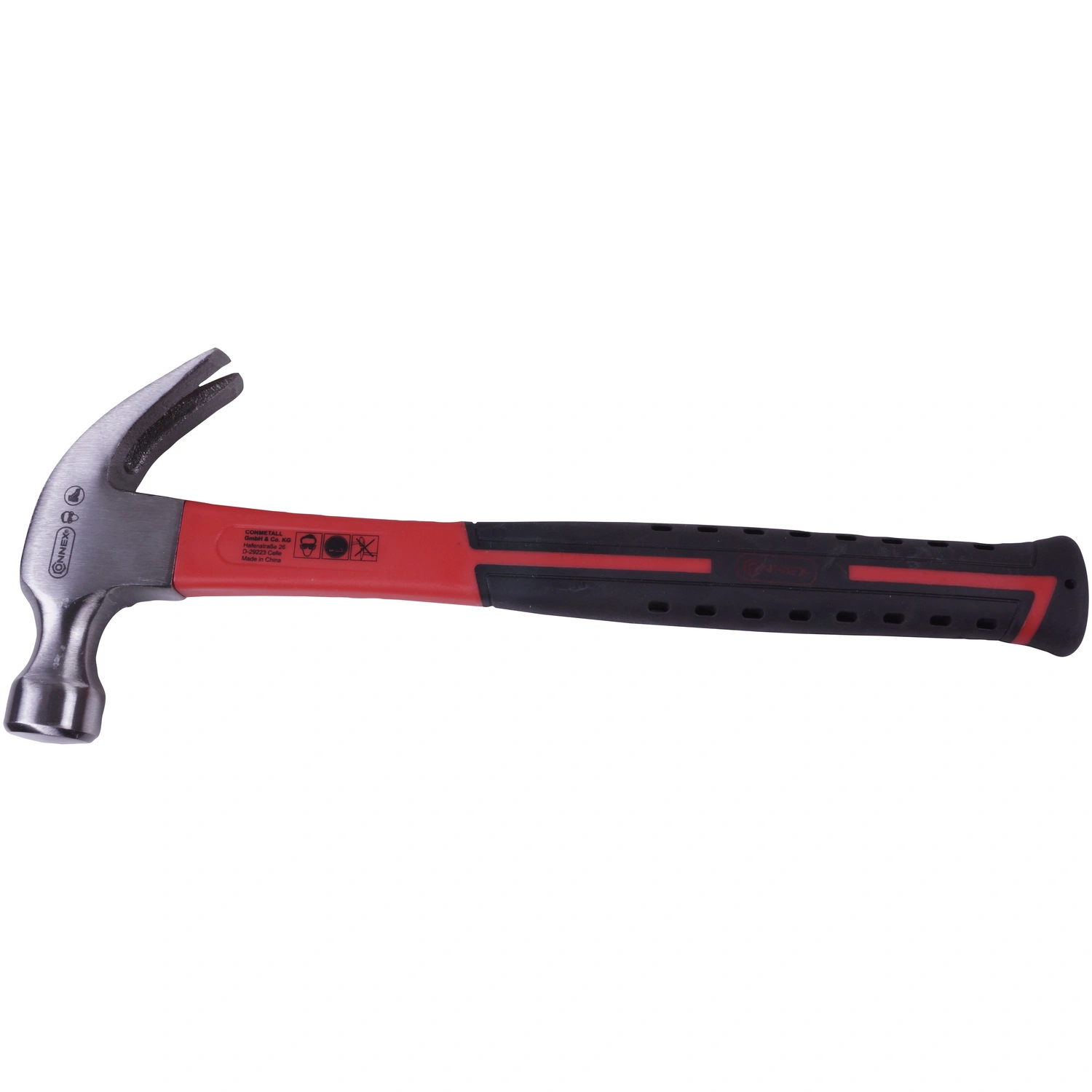 Klauenhammer, 0,725 kg, rot