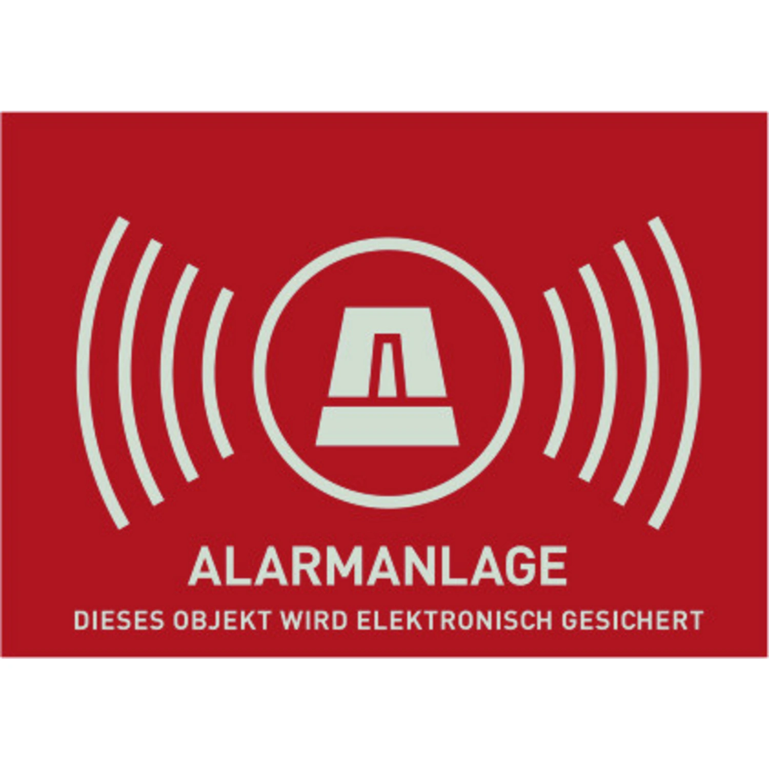 Kleber »AU1321«, rot, rechteckig, BxH: 14,8 x10,5 cm