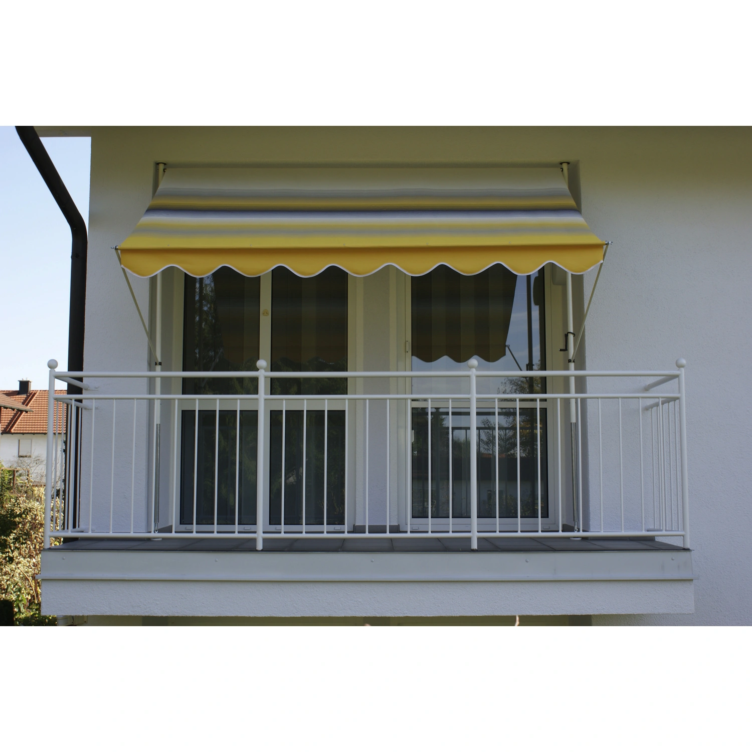 Klemmmarkise, BxT: 250 x 150 cm, gelb