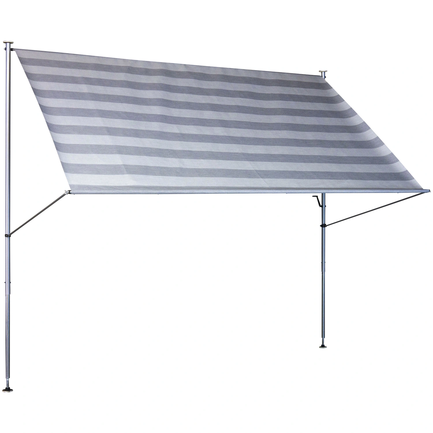 Klemmmarkise, BxT: 300 x 170 cm, grau