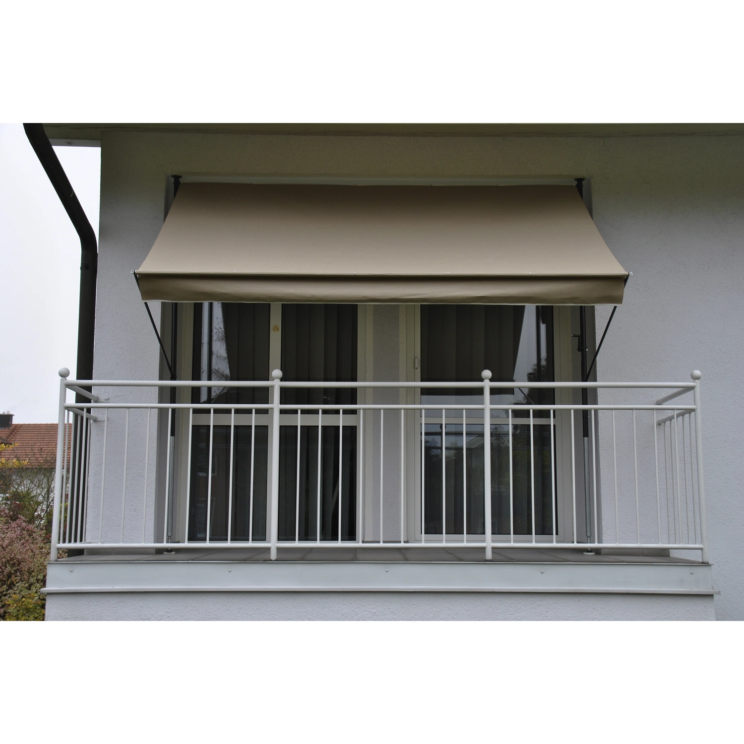 Klemmmarkise, BxT: 350×150 cm, taupe