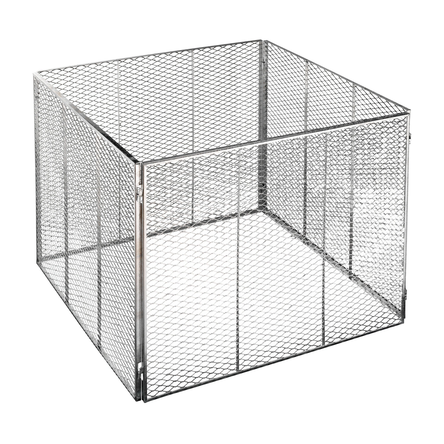 Komposter »BRISTA-Gartenprogramm«, BxHxT: 100 x 80 x 100 cm, 800 Liter, Stahl, feuerverzinkt