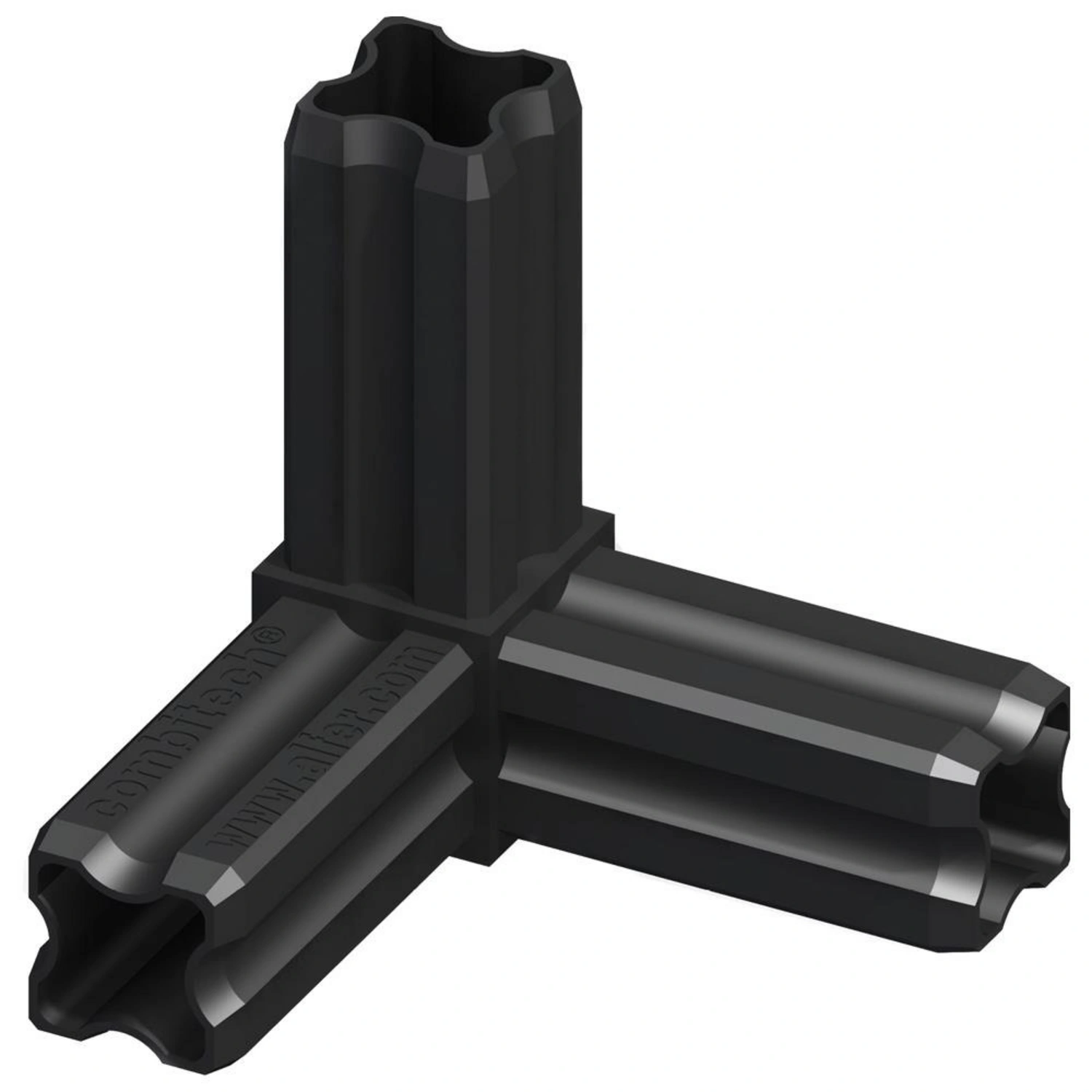 Kreuzverbinder »combitech®«, Polyamid_pa, schwarz, 1 Stück