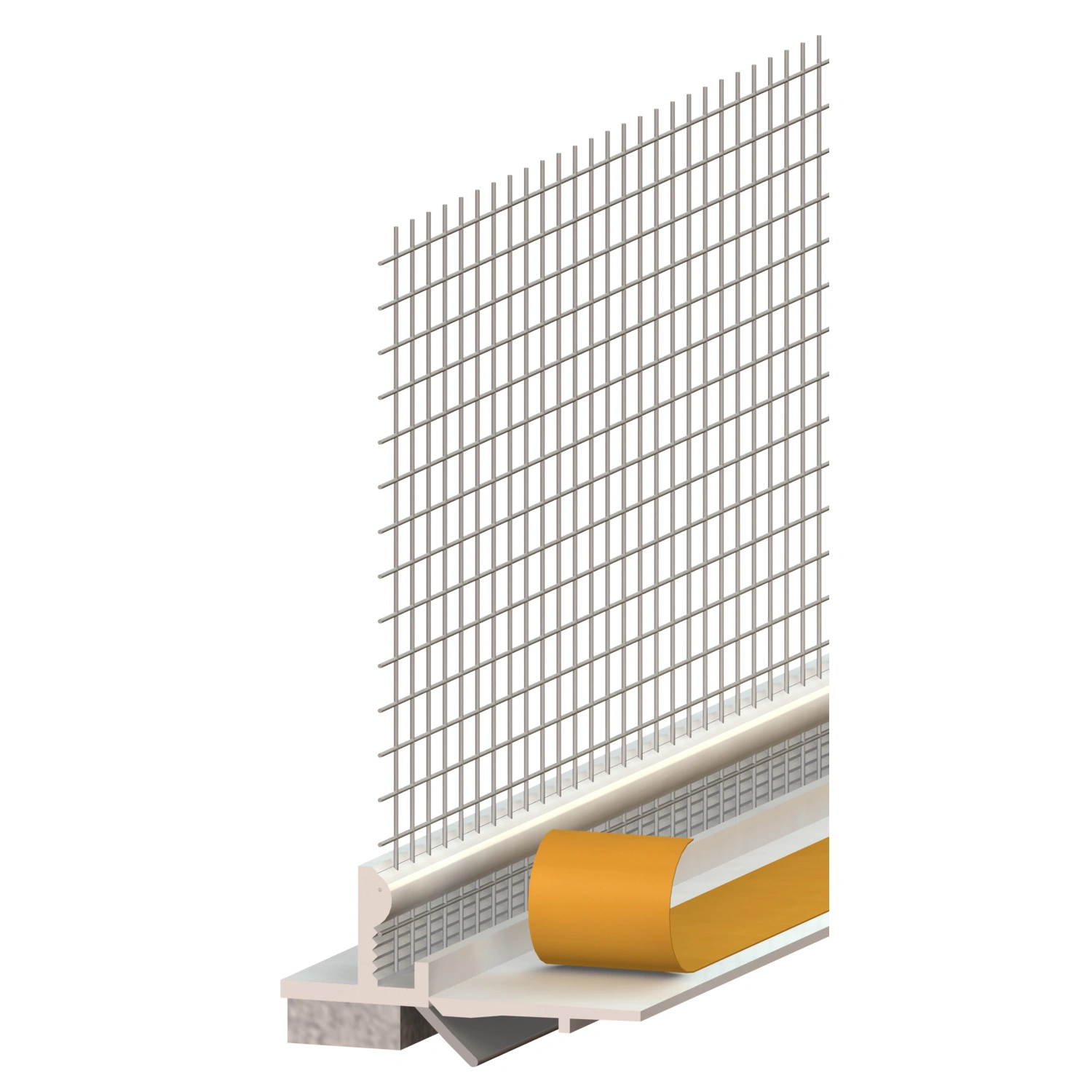 Laibungprofil, HxL: 2 x 240 cm, Polyvinylchlorid (PVC)