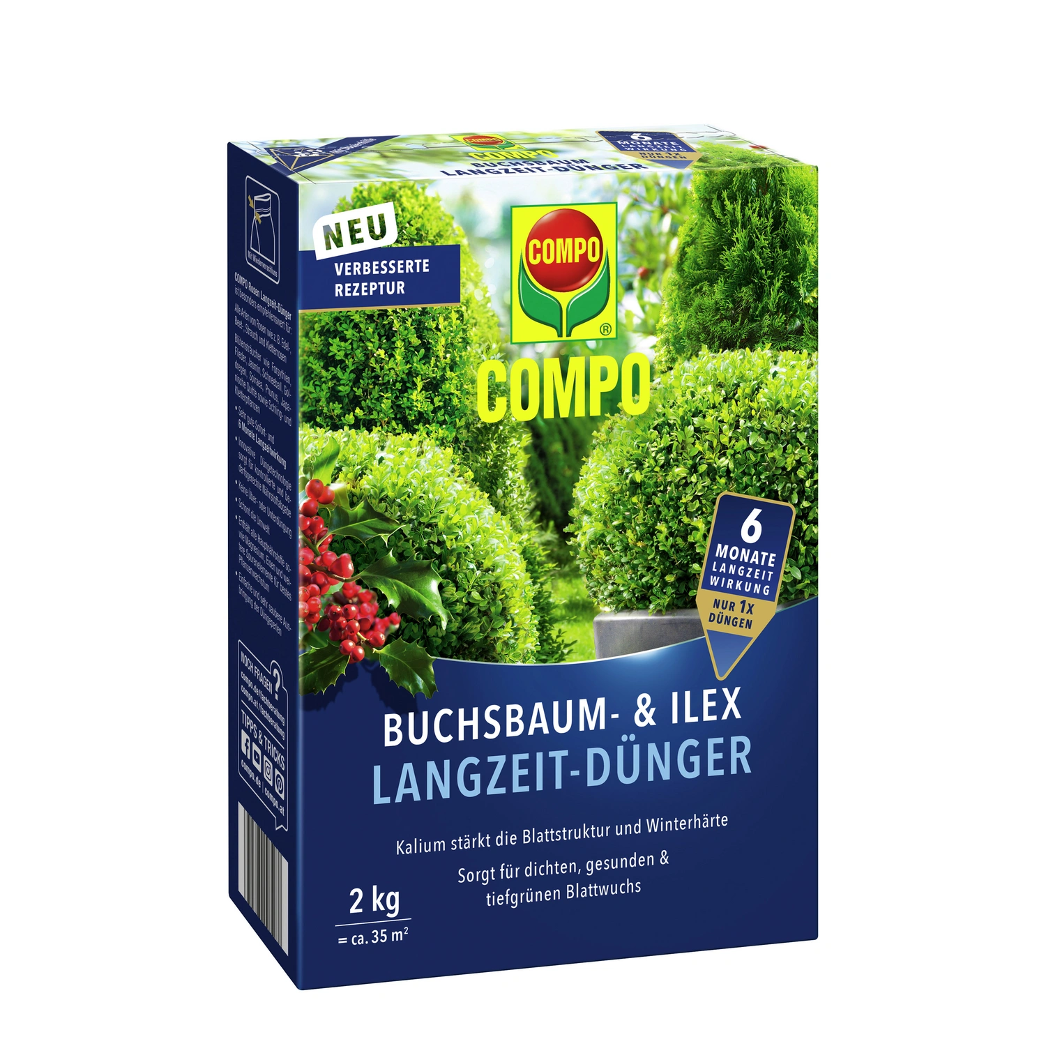 Buchsbaum- und Ilexdünger »Buchsbaum- und Ilex«, 2 kg