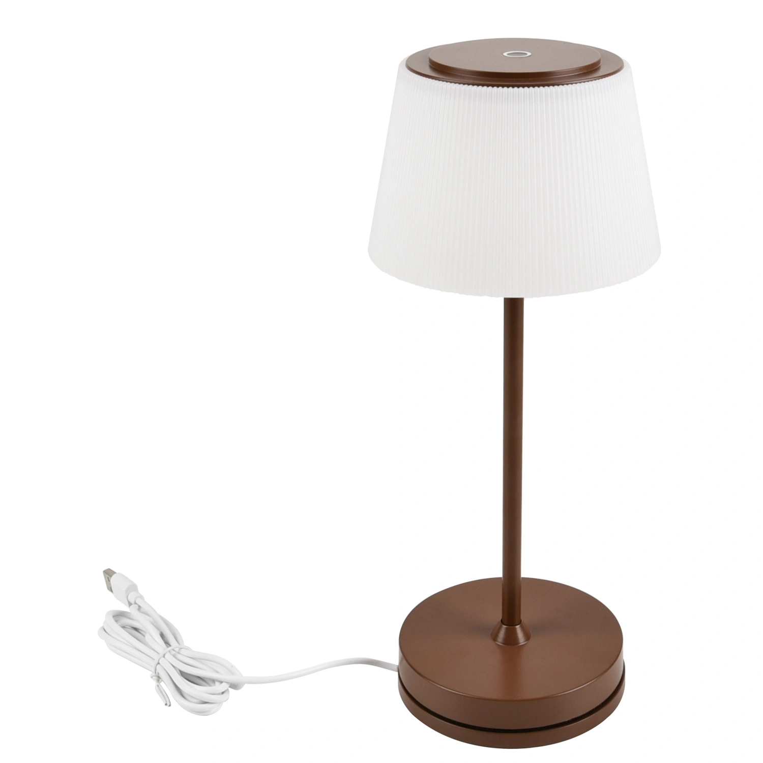 LED-Akkuleuchte »Tasjö«, 2,5 W, 200 lm, braun, H: 31 cm, Ladestation