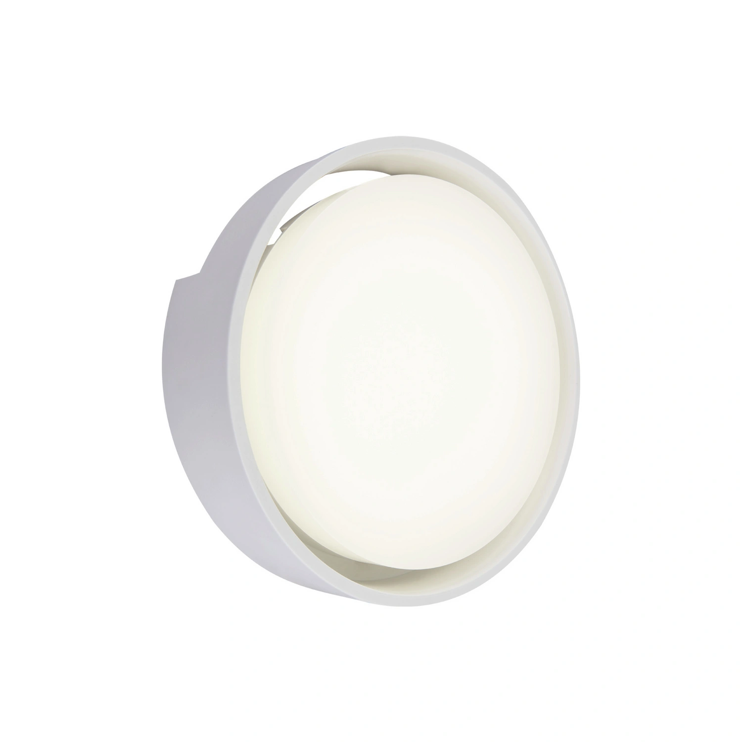 LED-Außenwandleuchte, Ø: 22 cm, Höhe: 6,8 cm, 18 W