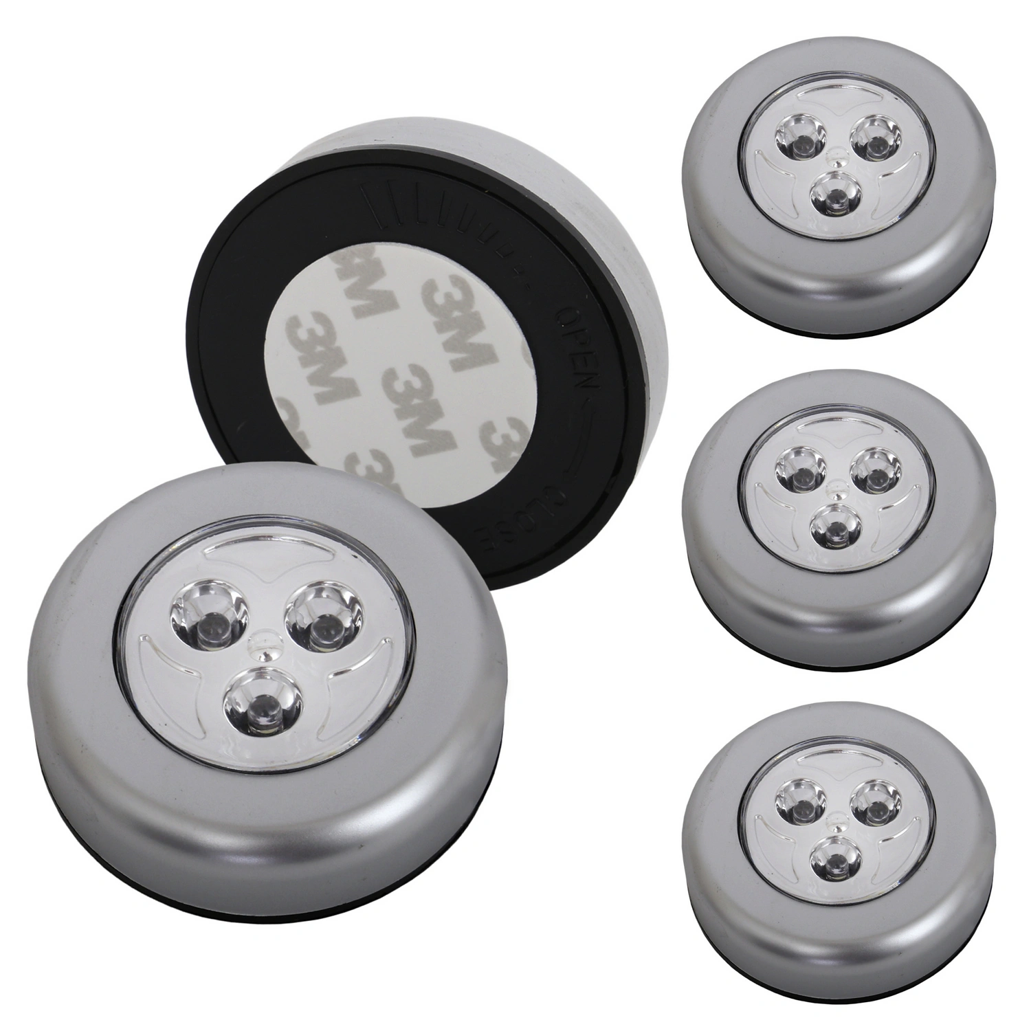 LED-Drücklicht »FIRE«, ∅: 6,8 cm, Höhe: 2,3 cm