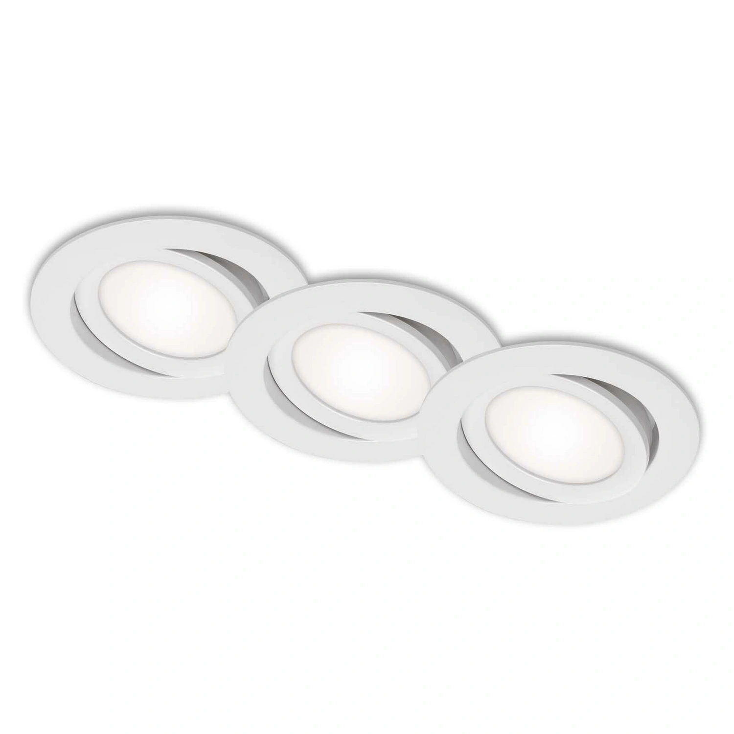 LED-Einbauleuchte »FLAT IN«, ∅: 10,6 cm, Höhe: 3 cm, 21 W