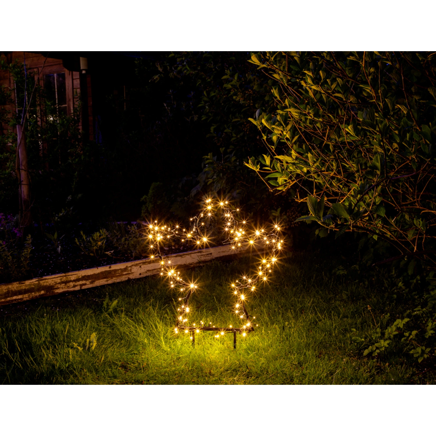 LED-Gartenstecker »Garden d’light«, engelsförmig, Höhe: 76 cm, netz