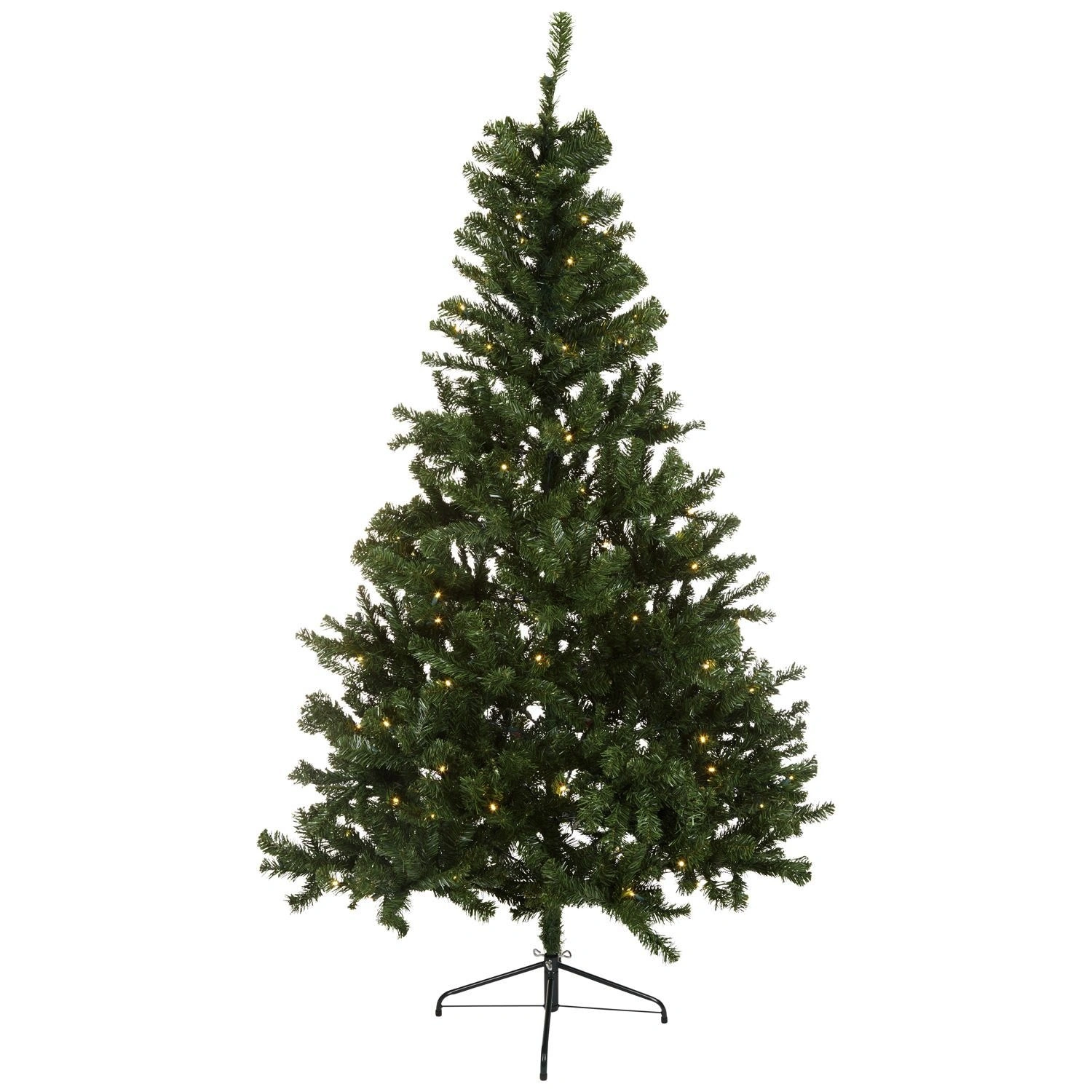 LED-Kunsttanne »Brixen«, Höhe: 215 cm, grün, beleuchtet