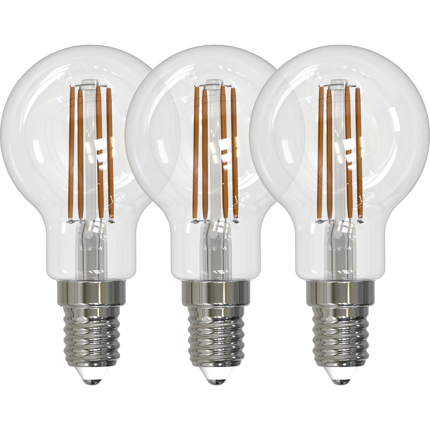 LED-Leuchtmittel »Retro HD«, 3er-Set, 4,5 W, E14, warmweiß