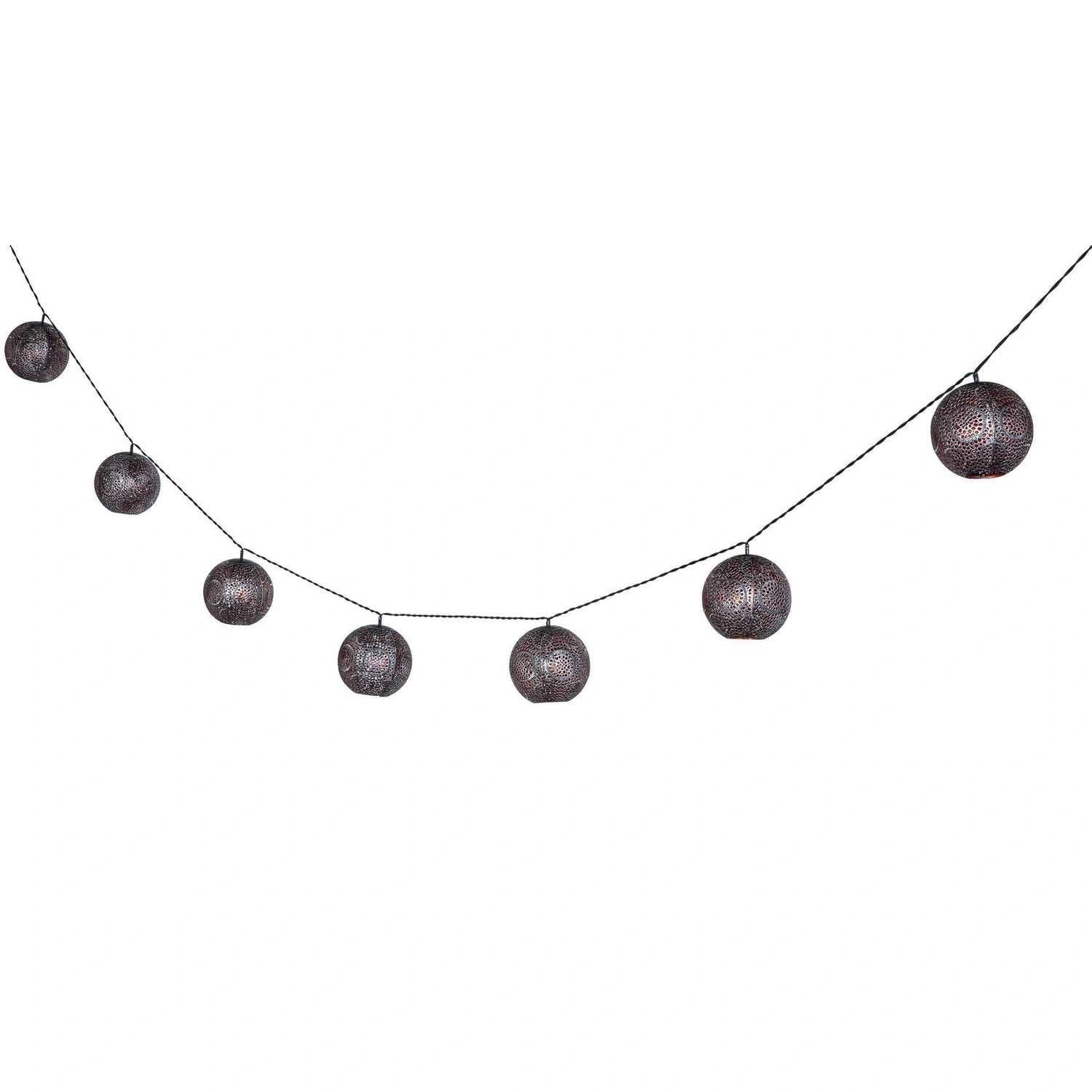 LED-Lichterkette »Bernike«, silber/goldfarben, Kabellänge: 4 m, inkl. Leuchtmittel