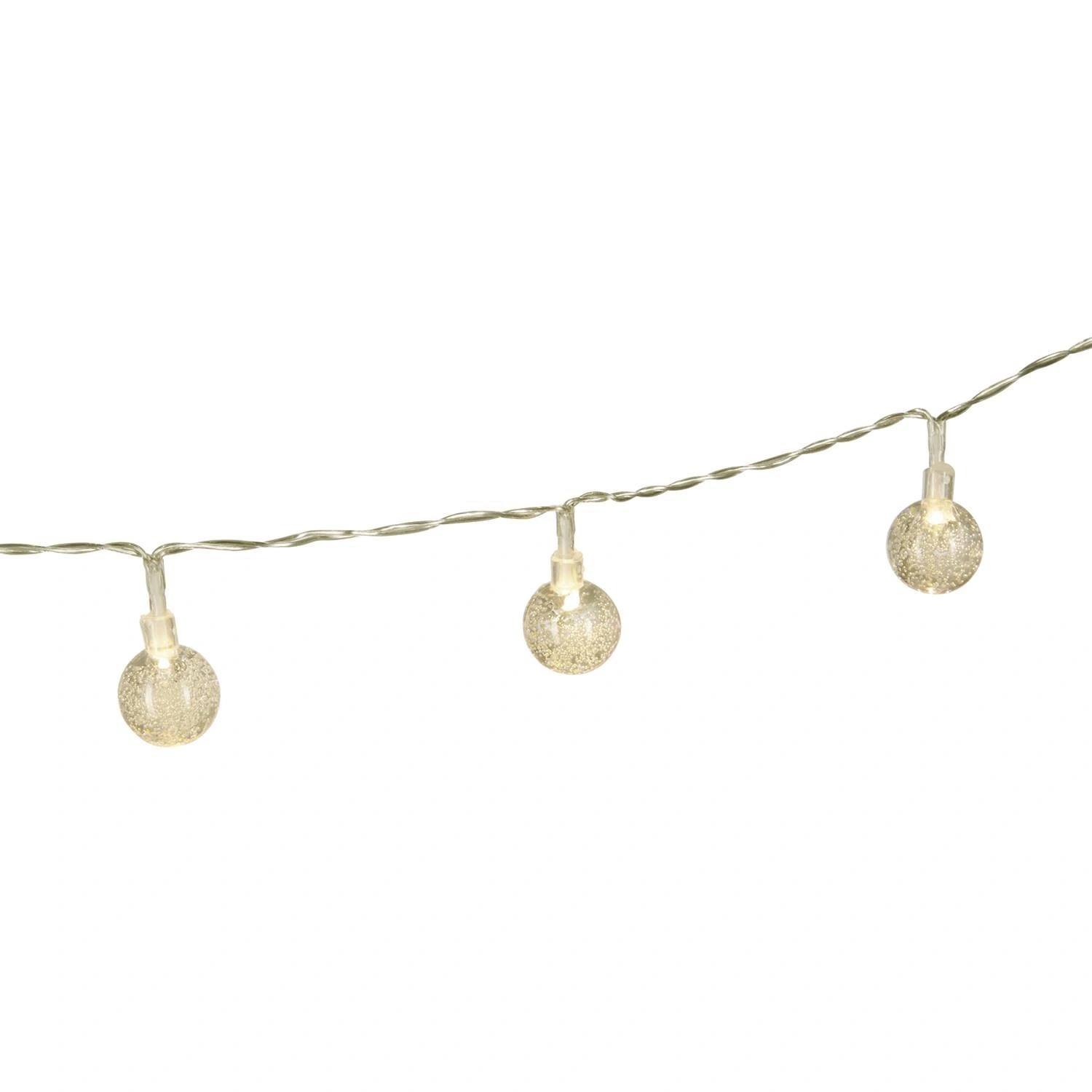 LED-Lichterkette »Kugel«, 12 Lichter, warmweiß