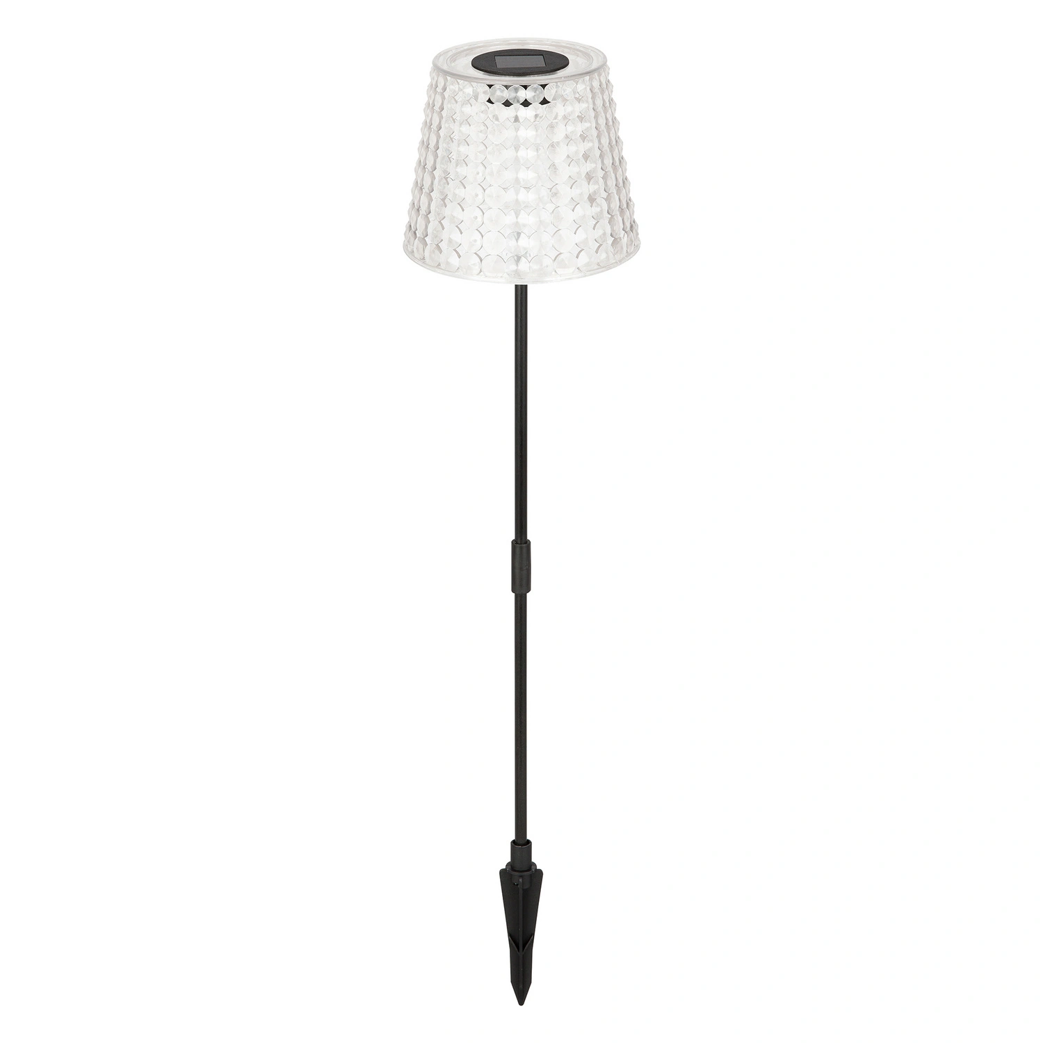 LED-Solarleuchte »Dalera«, H: 57,5 cm, klar, inkl. Dämmerungssensor